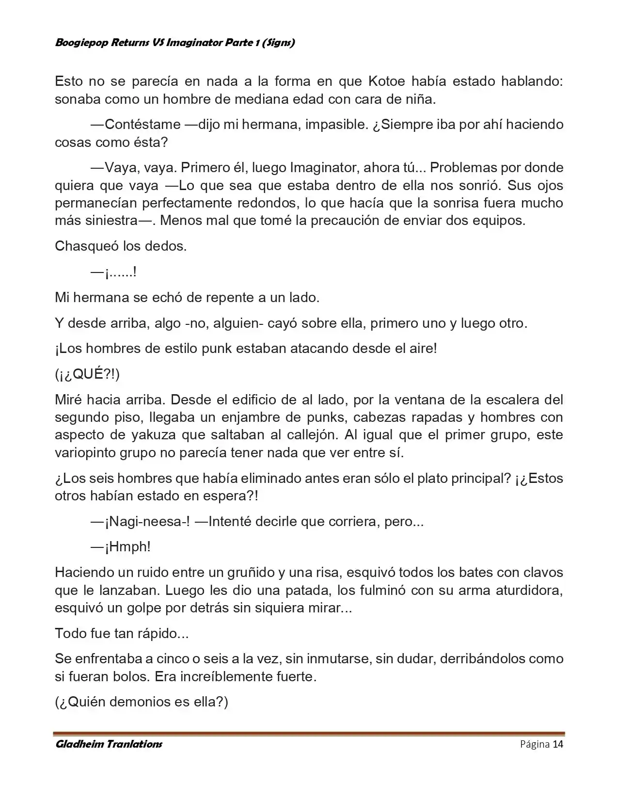 Boogiepop (Novela) - Capítulo 15 - Página 14 - LectorTMOo