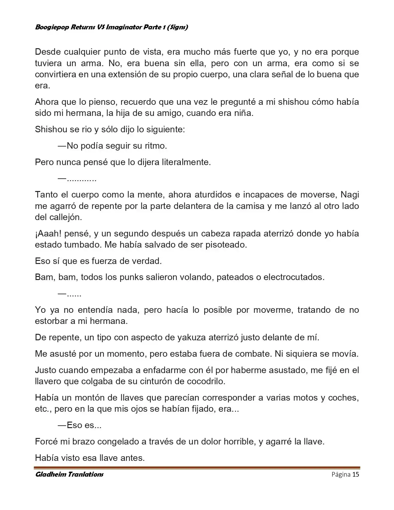 Boogiepop (Novela) - Capítulo 15 - Página 15 - LectorTMOo