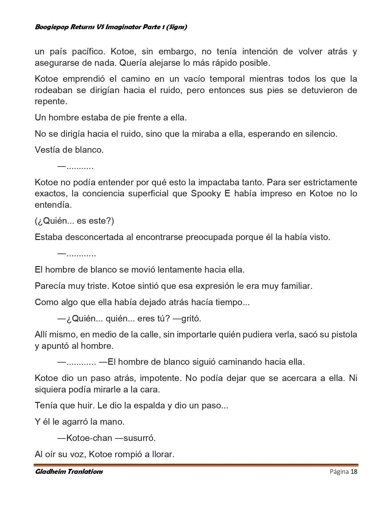 Boogiepop (Novela) - Capítulo 15 - Página 18 - LectorTMOo
