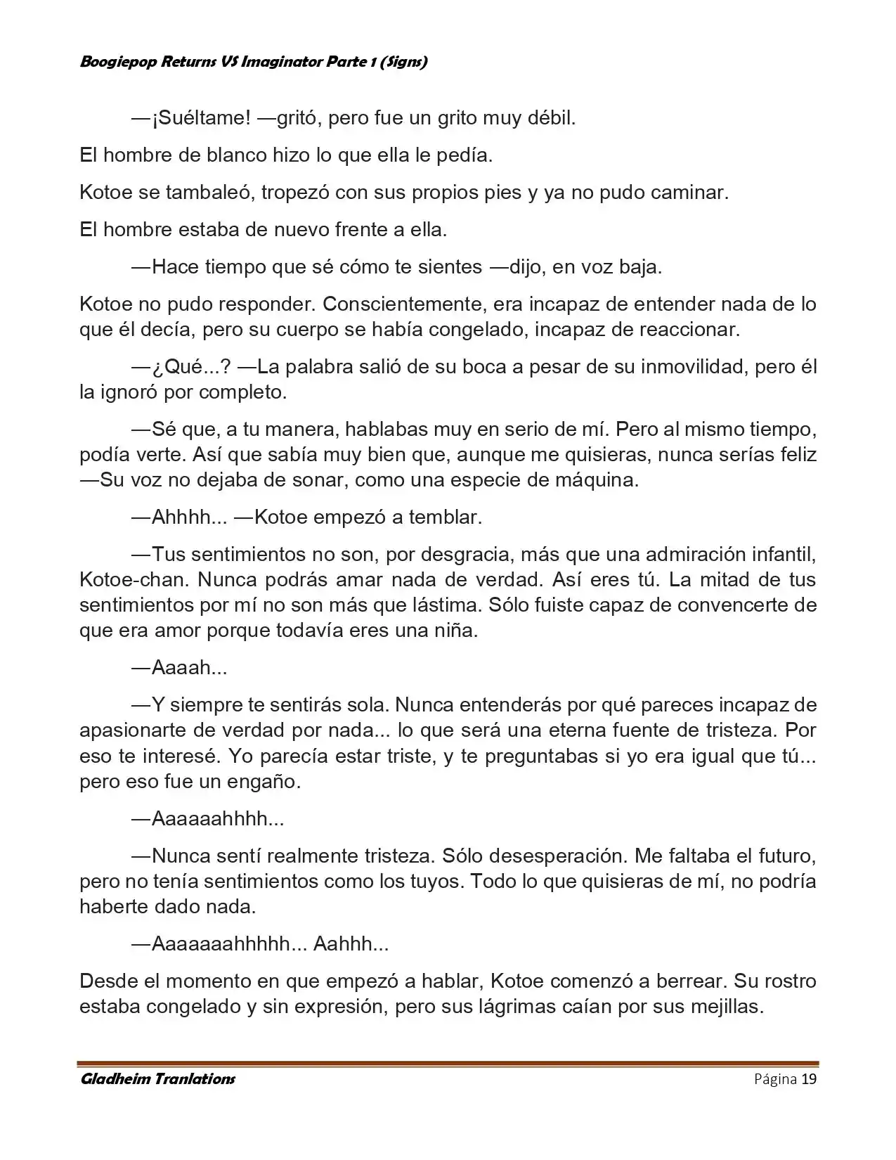 Boogiepop (Novela) - Capítulo 15 - Página 19 - LectorTMOo