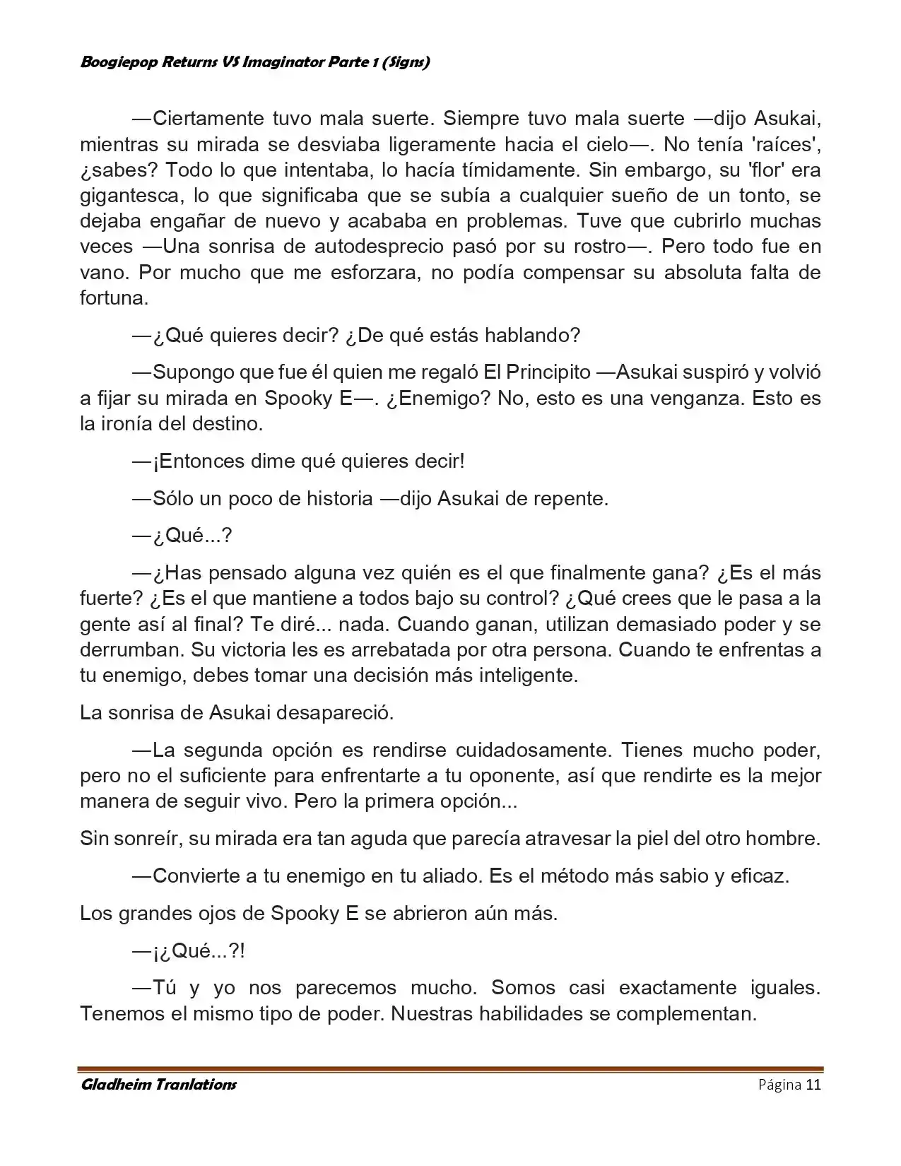 Boogiepop (Novela) - Capítulo 16 - Página 11 - LectorTMOo