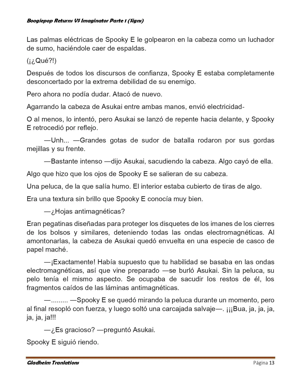 Boogiepop (Novela) - Capítulo 16 - Página 13 - LectorTMOo