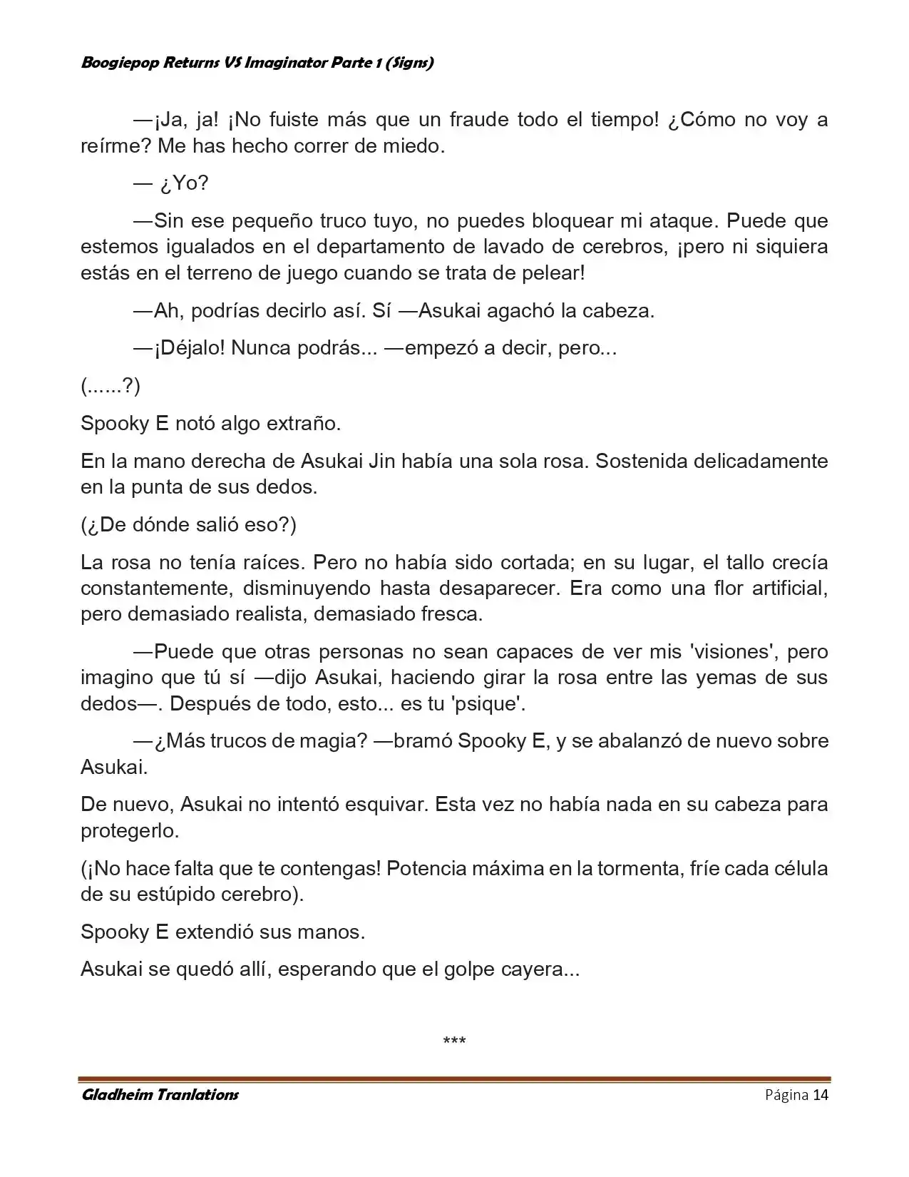 Boogiepop (Novela) - Capítulo 16 - Página 14 - LectorTMOo