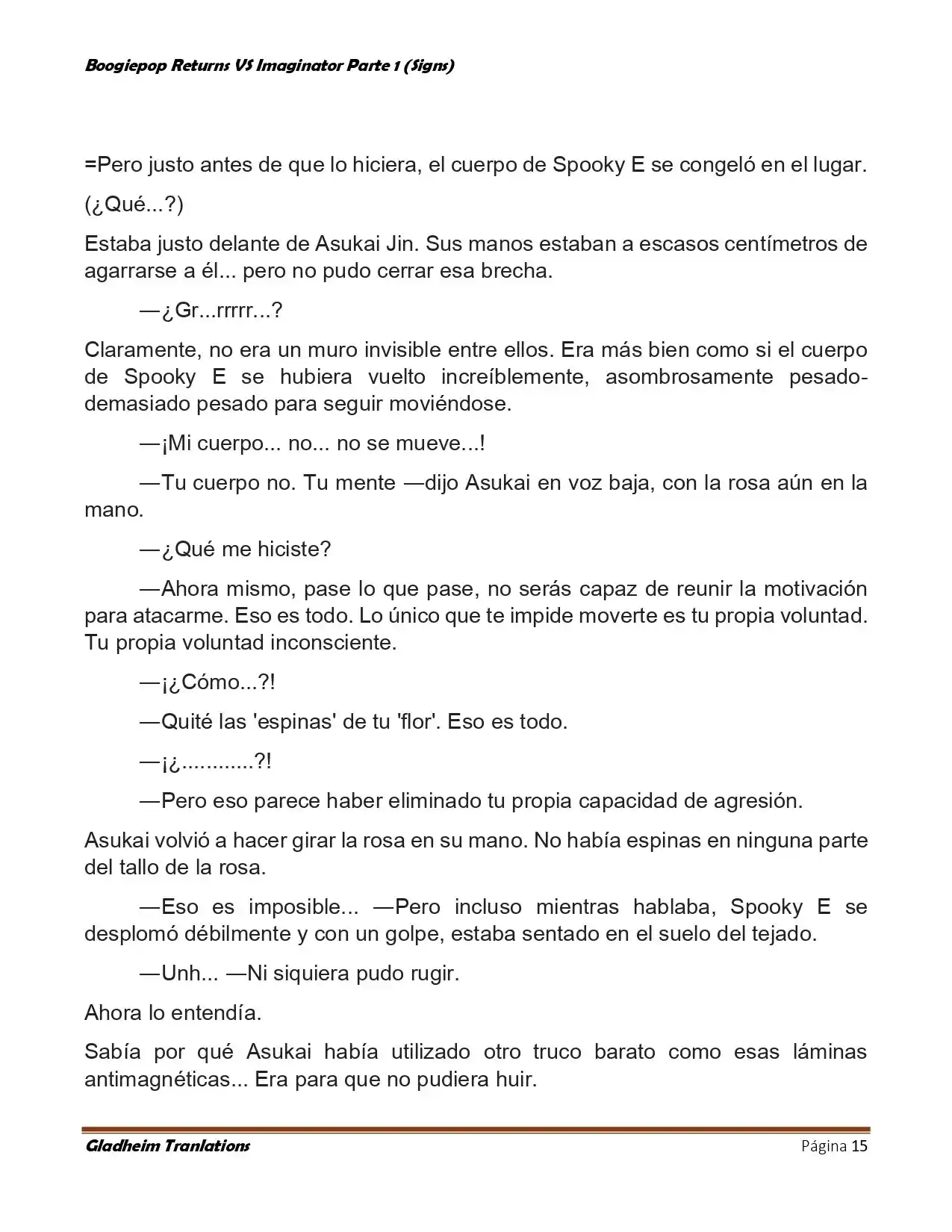 Boogiepop (Novela) - Capítulo 16 - Página 15 - LectorTMOo