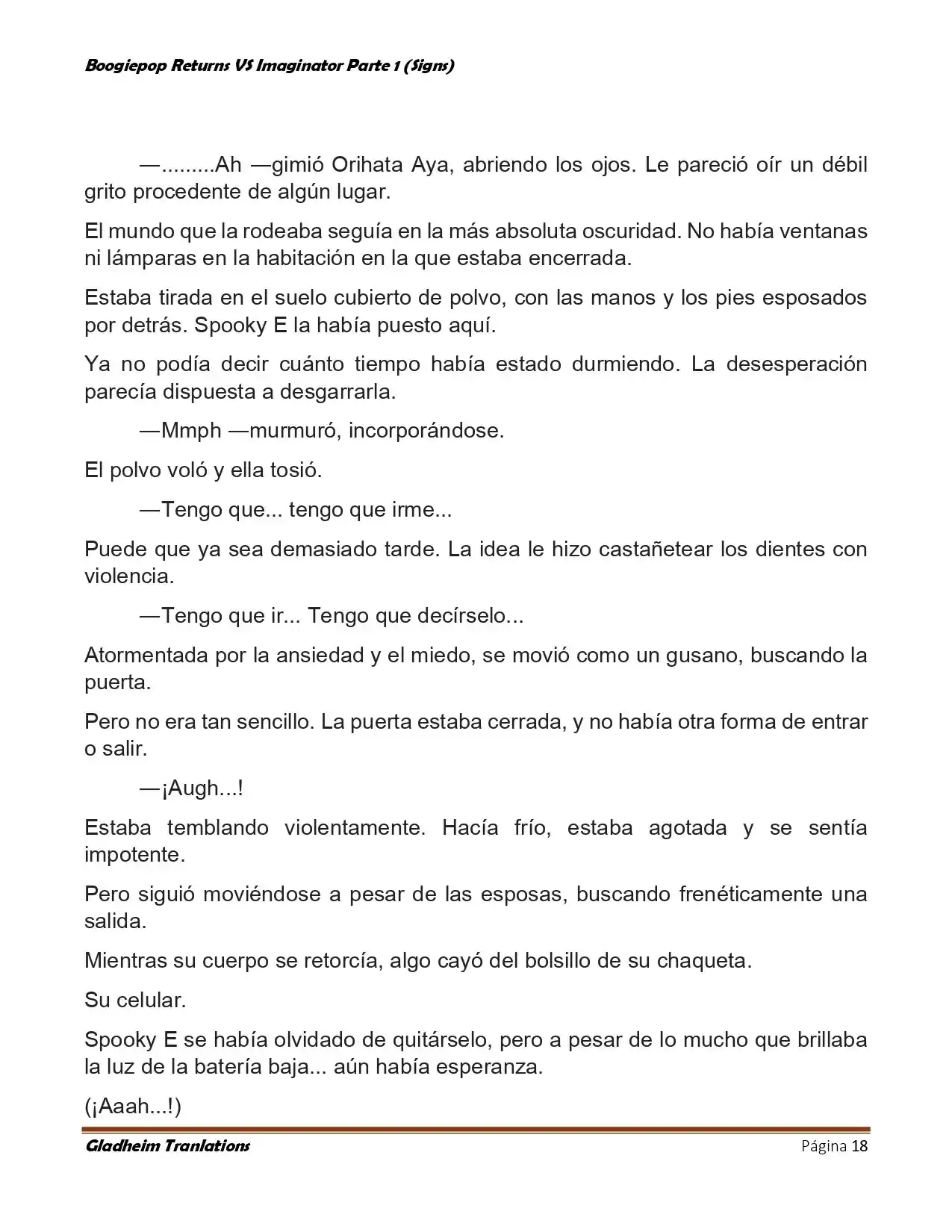 Boogiepop (Novela) - Capítulo 16 - Página 18 - LectorTMOo