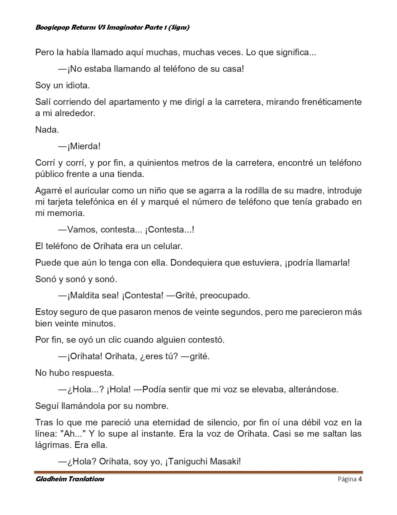 Boogiepop (Novela) - Capítulo 17 - Página 4 - LectorTMOo