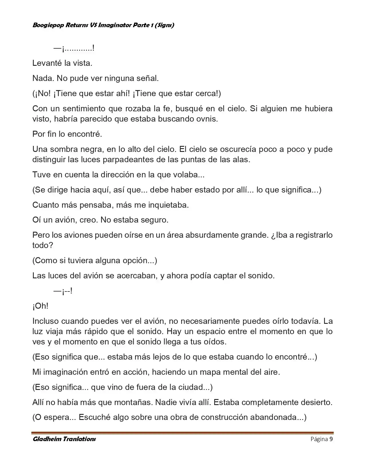 Boogiepop (Novela) - Capítulo 17 - Página 9 - LectorTMOo