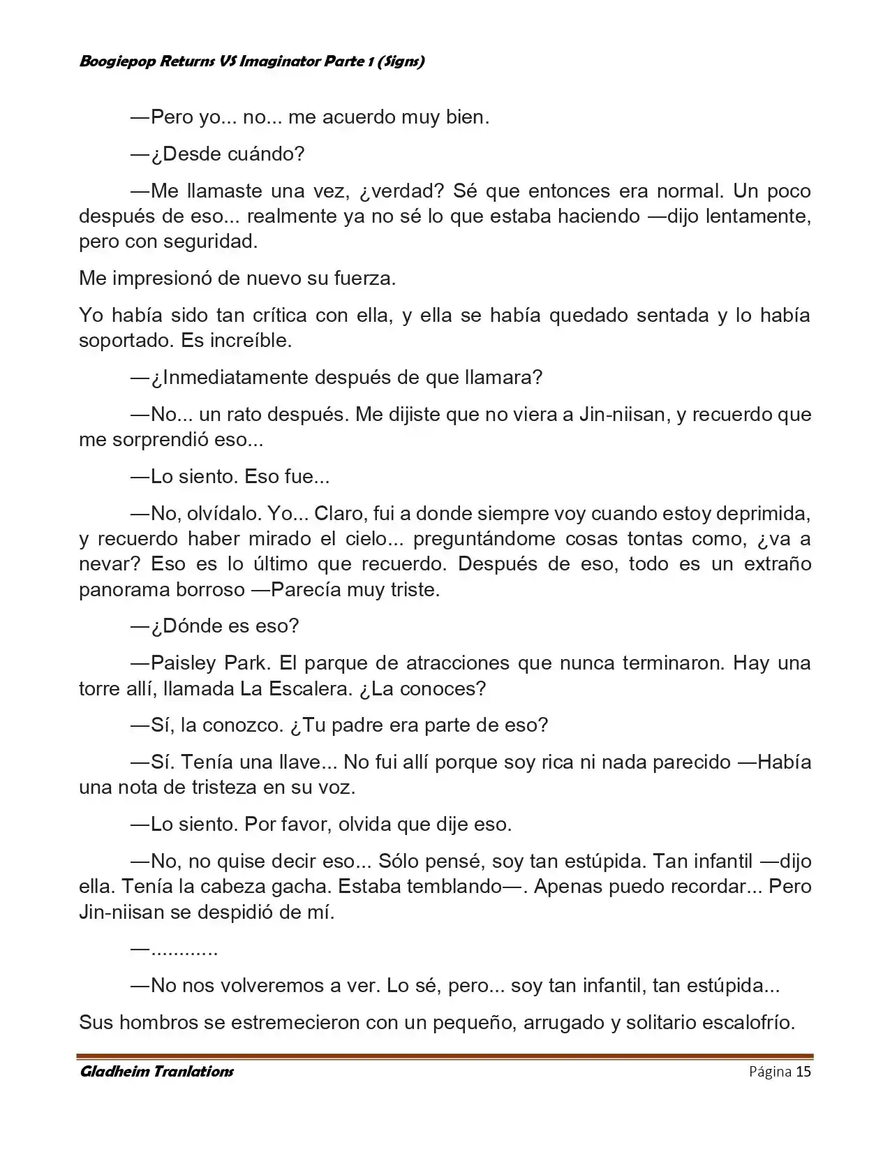 Boogiepop (Novela) - Capítulo 17 - Página 15 - LectorTMOo
