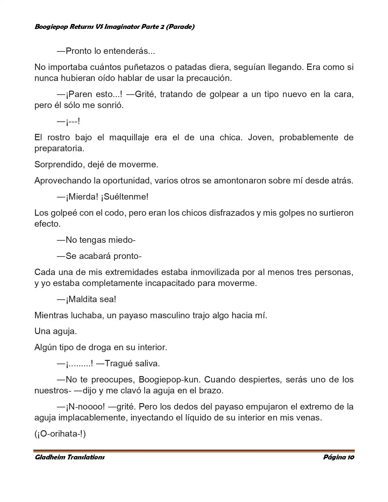 Boogiepop (Novela) - Capítulo 18 - Página 10 - LectorTMOo
