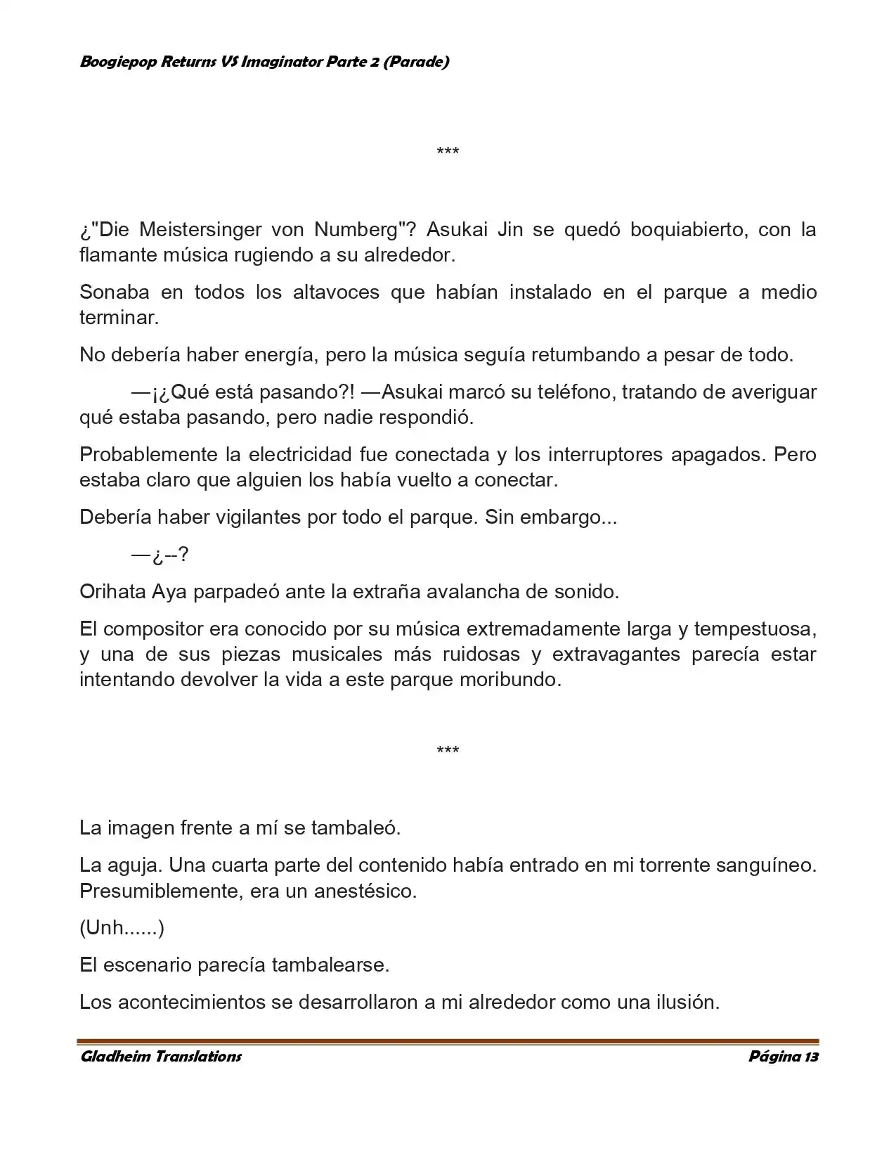 Boogiepop (Novela) - Capítulo 18 - Página 13 - LectorTMOo