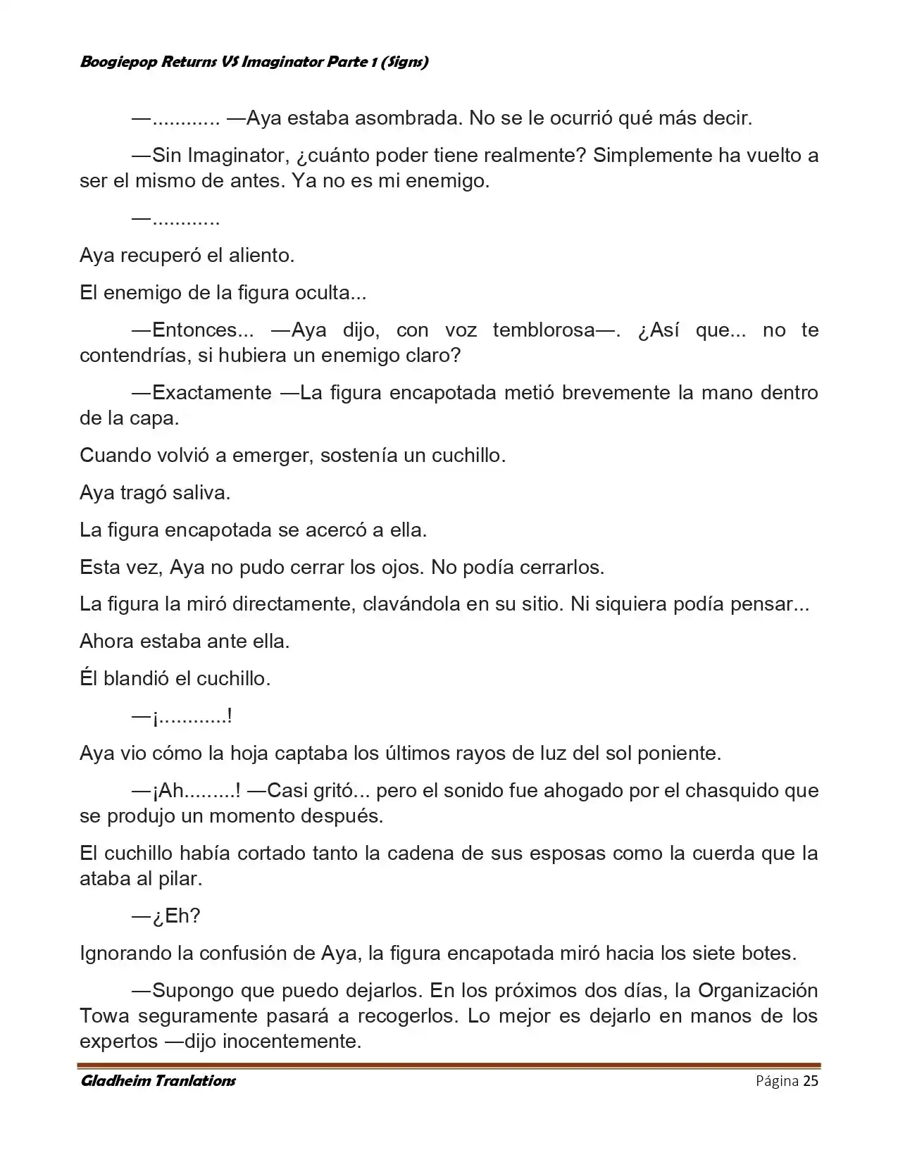 Boogiepop (Novela) - Capítulo 18 - Página 25 - LectorTMOo