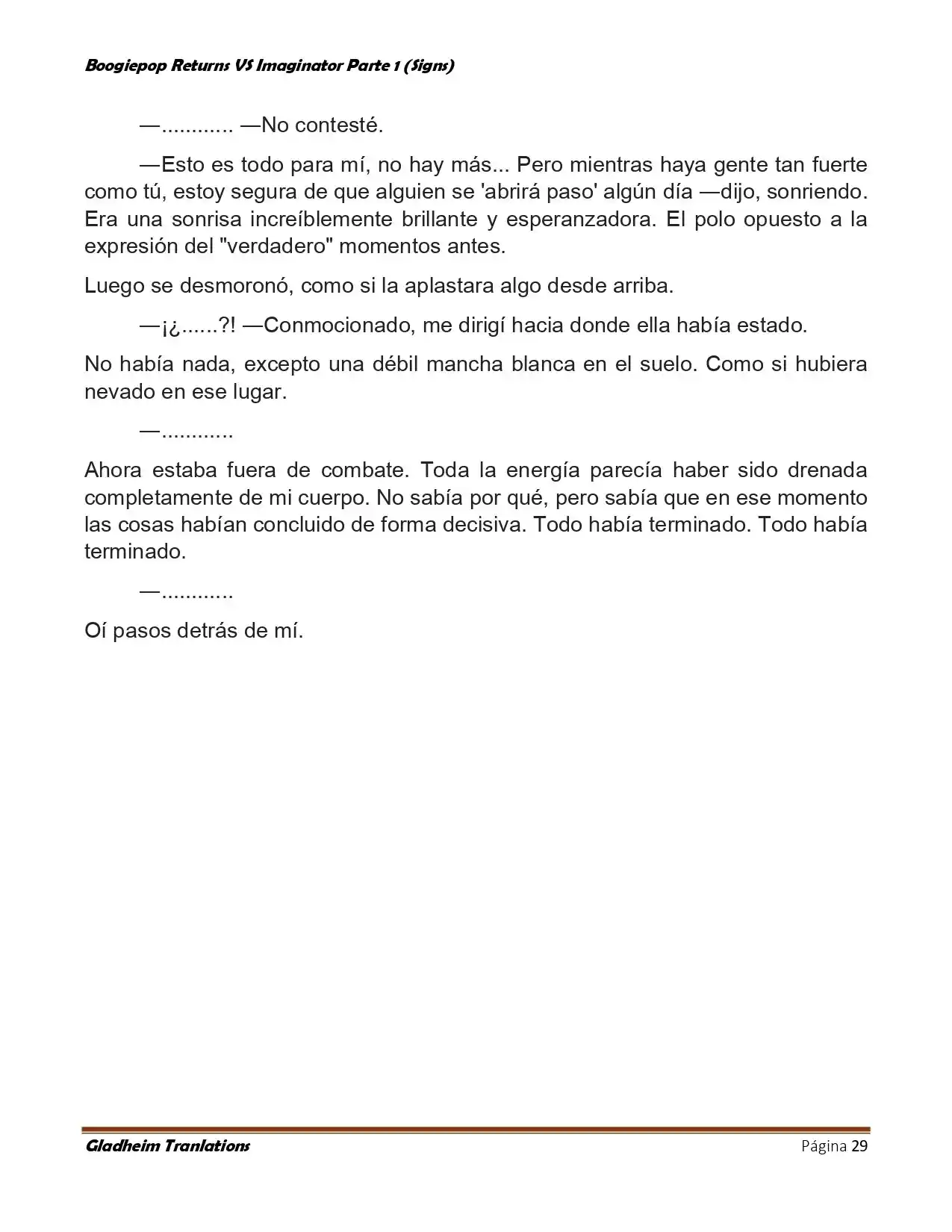 Boogiepop (Novela) - Capítulo 18 - Página 29 - LectorTMOo