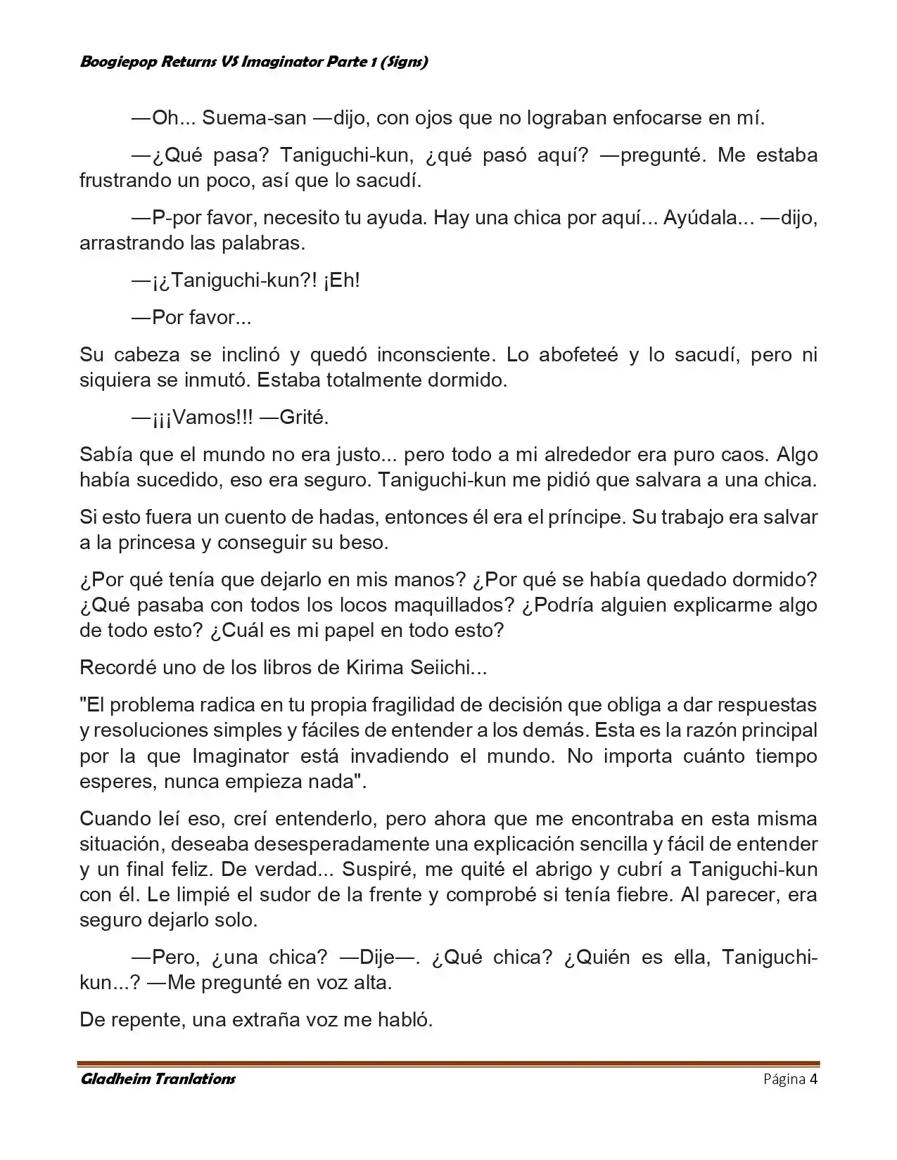 Boogiepop (Novela) - Capítulo 19 - Página 4 - LectorTMOo