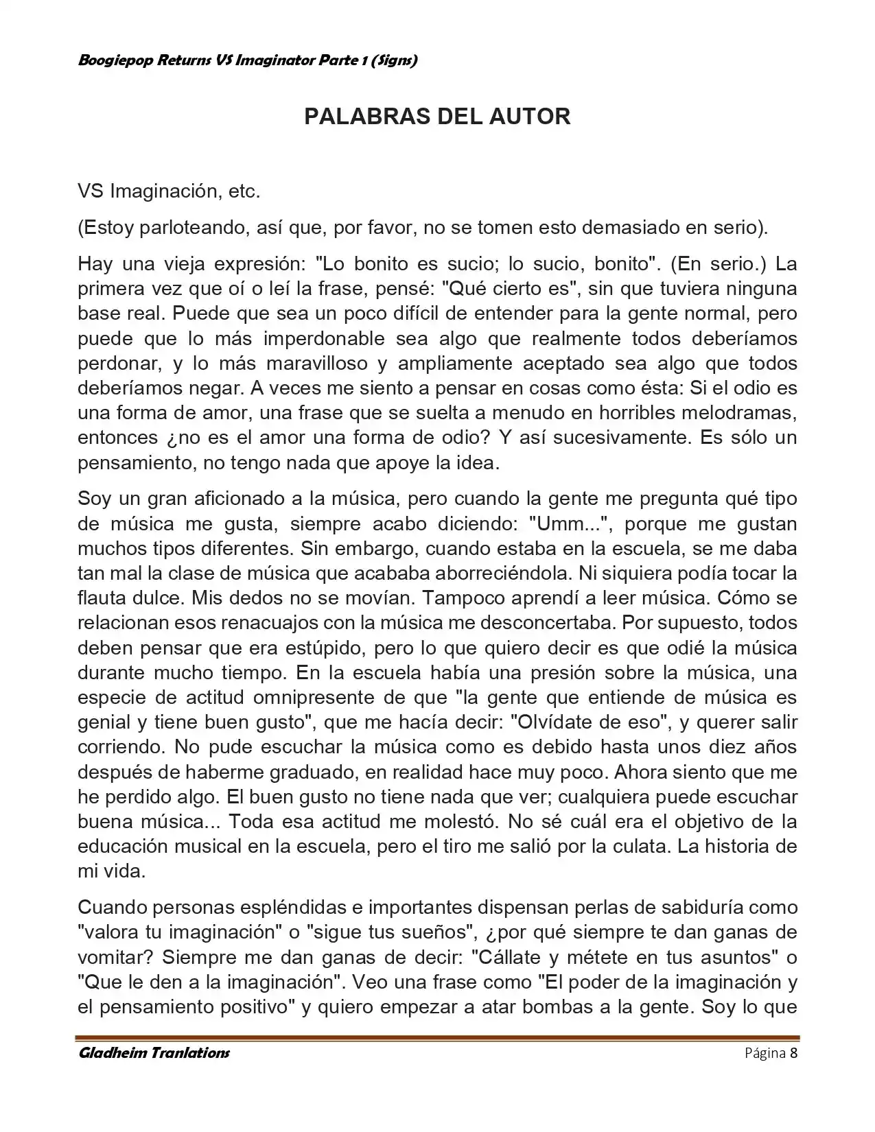 Boogiepop (Novela) - Capítulo 19 - Página 8 - LectorTMOo