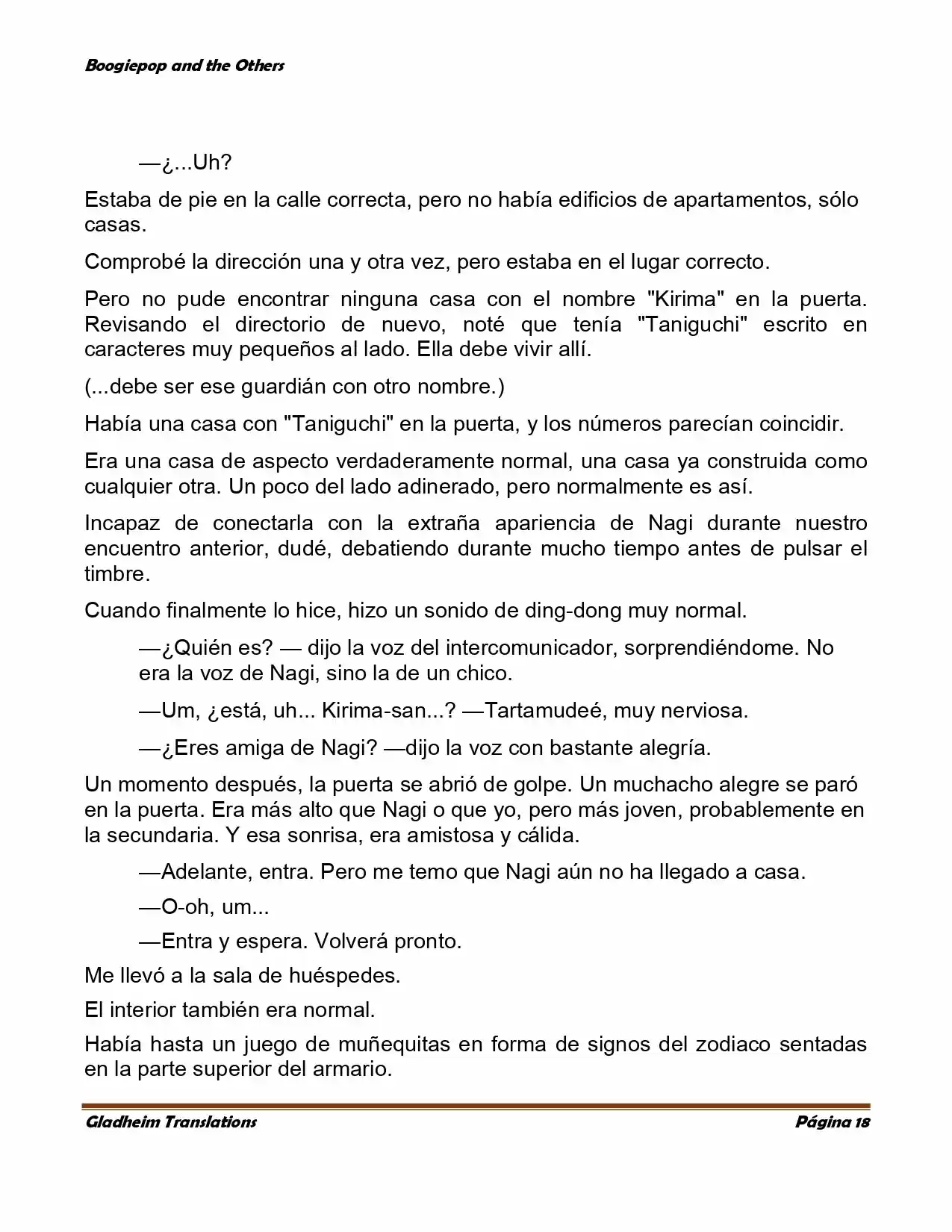 Boogiepop (Novela) - Capítulo 2 - Página 18 - LectorTMOo