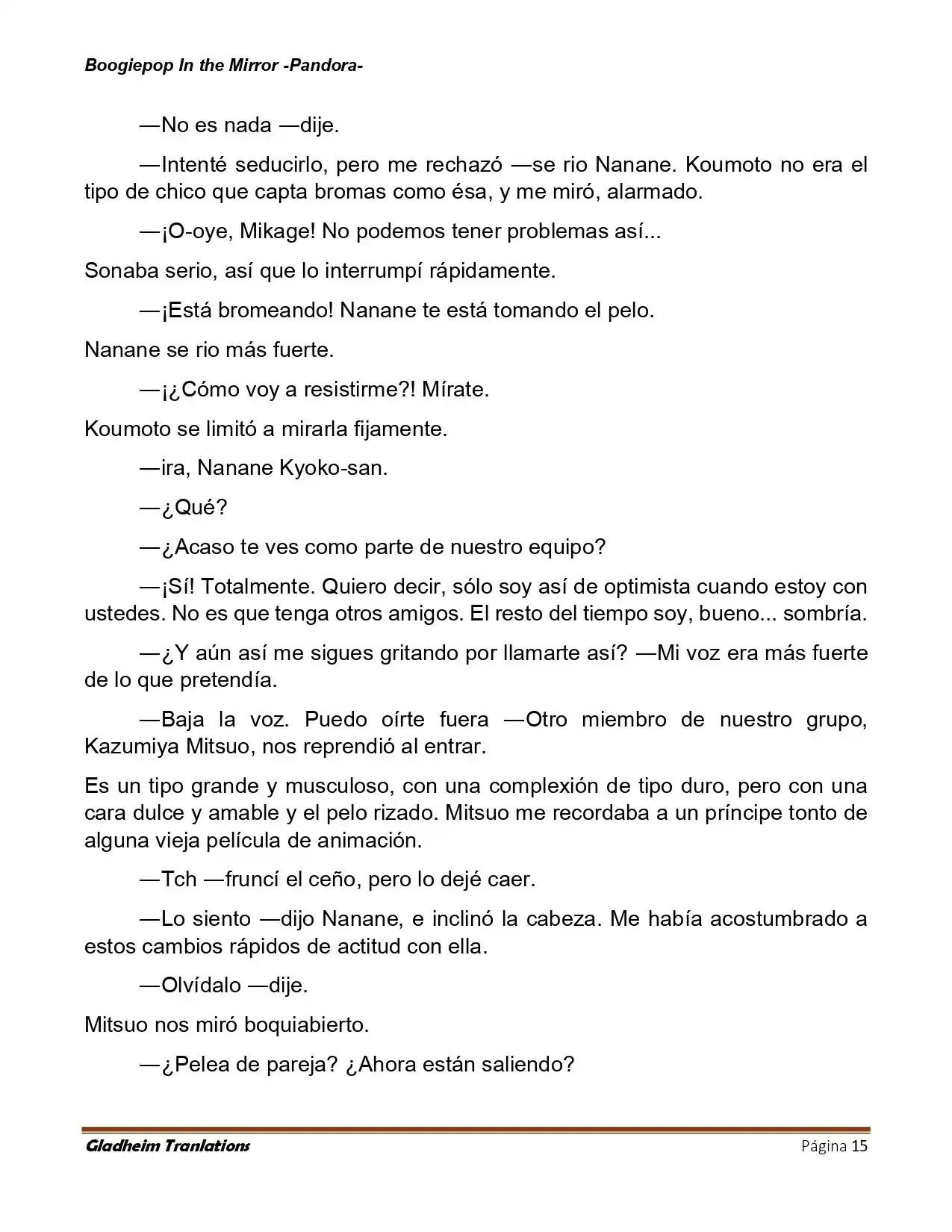 Boogiepop (Novela) - Capítulo 20 - Página 15 - LectorTMOo