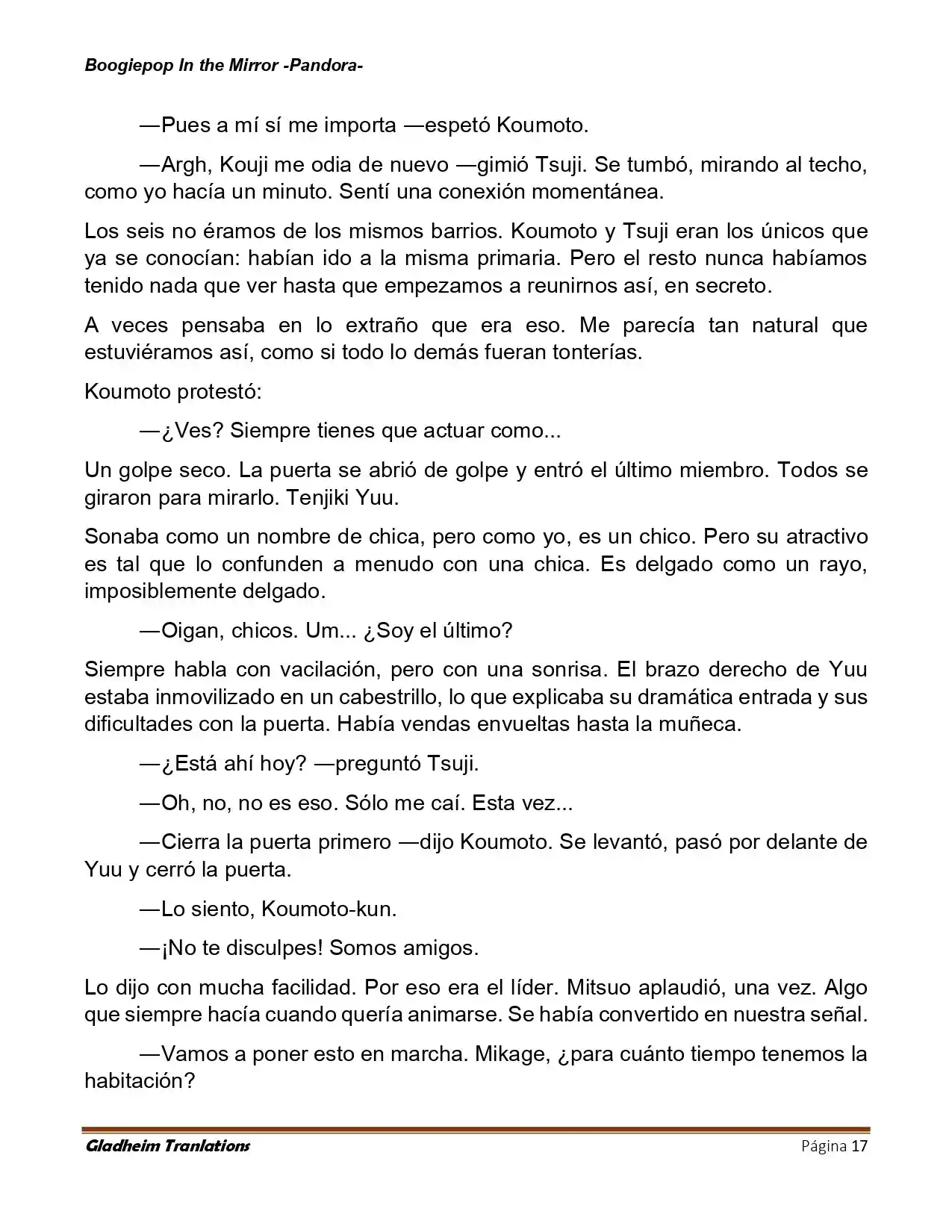 Boogiepop (Novela) - Capítulo 20 - Página 17 - LectorTMOo