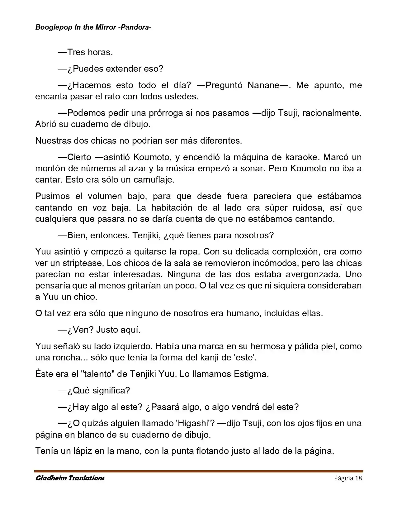 Boogiepop (Novela) - Capítulo 20 - Página 18 - LectorTMOo