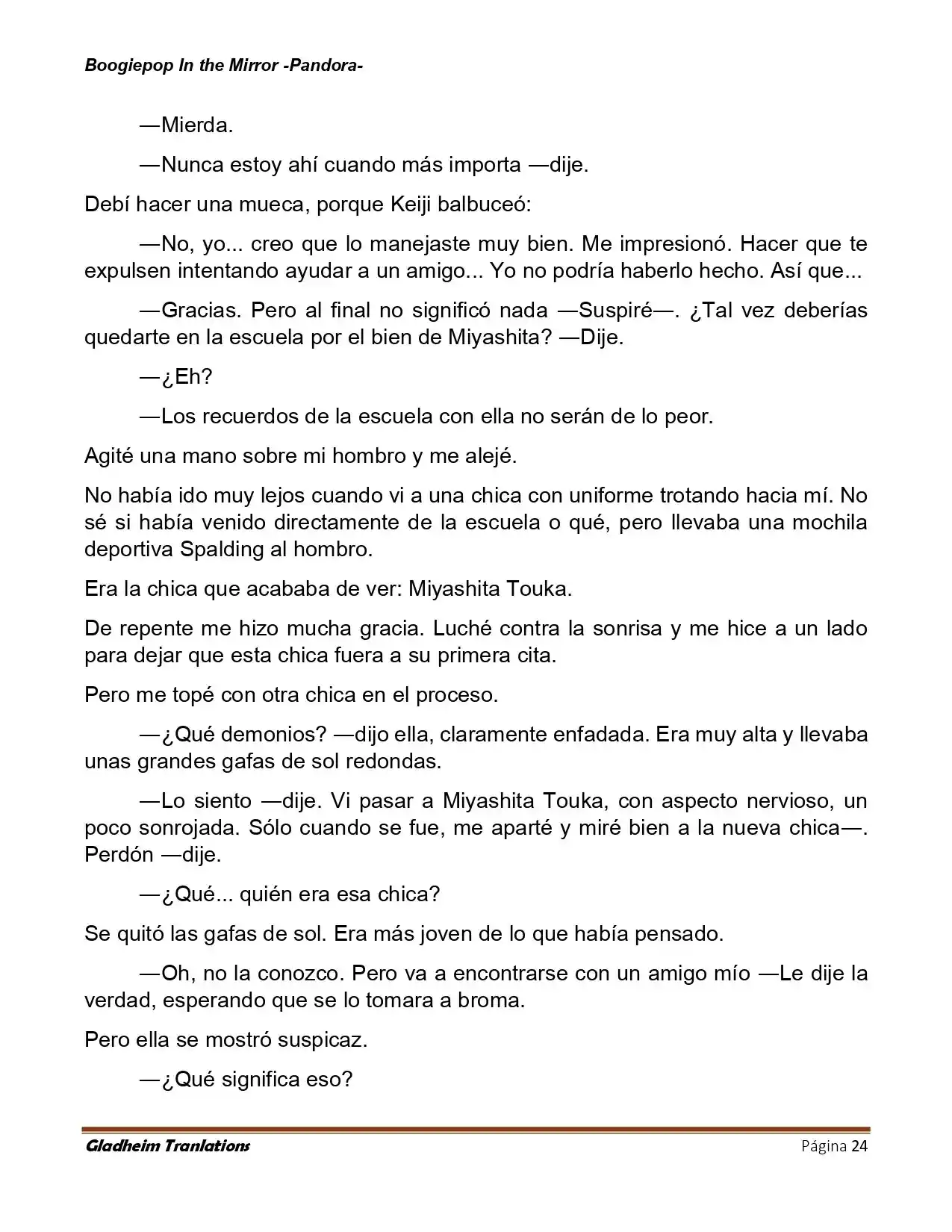 Boogiepop (Novela) - Capítulo 20 - Página 24 - LectorTMOo