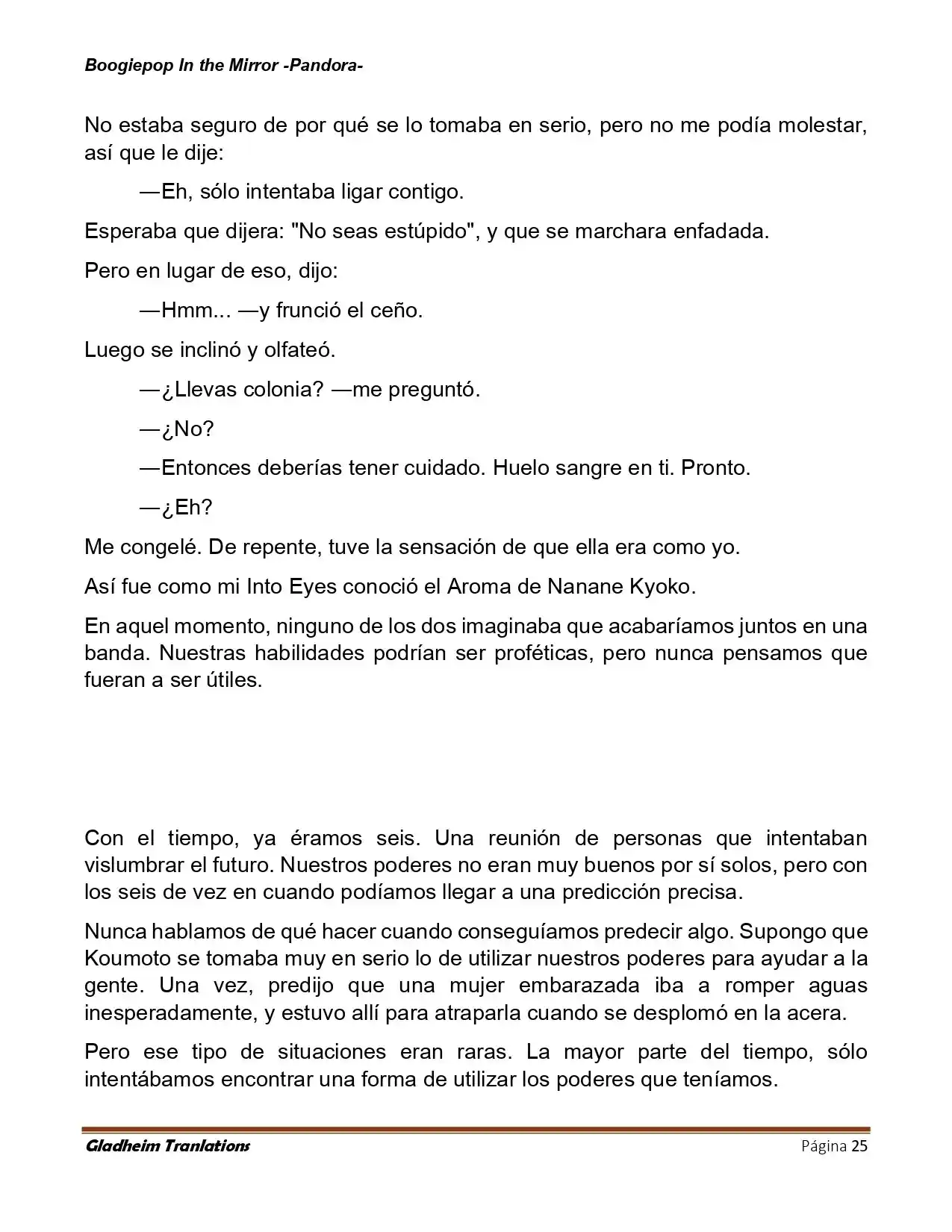 Boogiepop (Novela) - Capítulo 20 - Página 25 - LectorTMOo