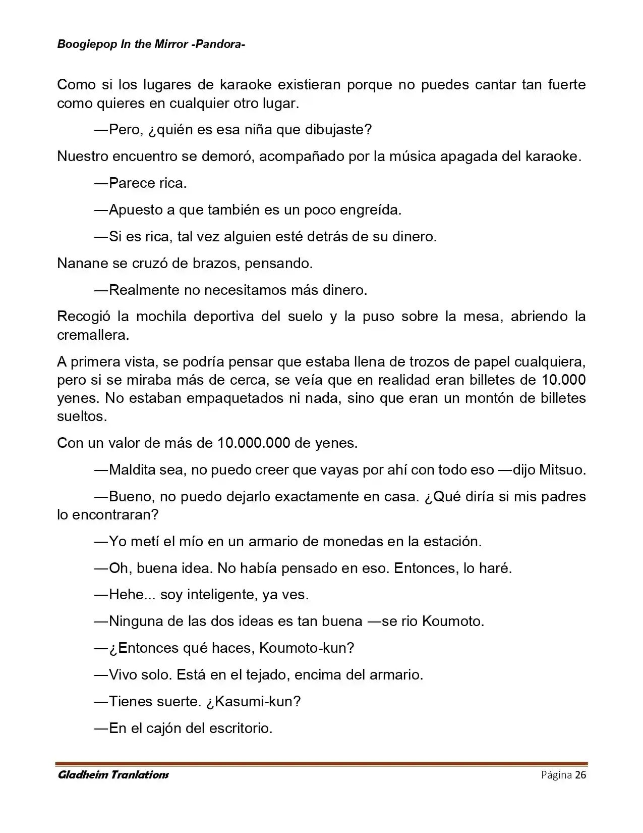 Boogiepop (Novela) - Capítulo 20 - Página 26 - LectorTMOo