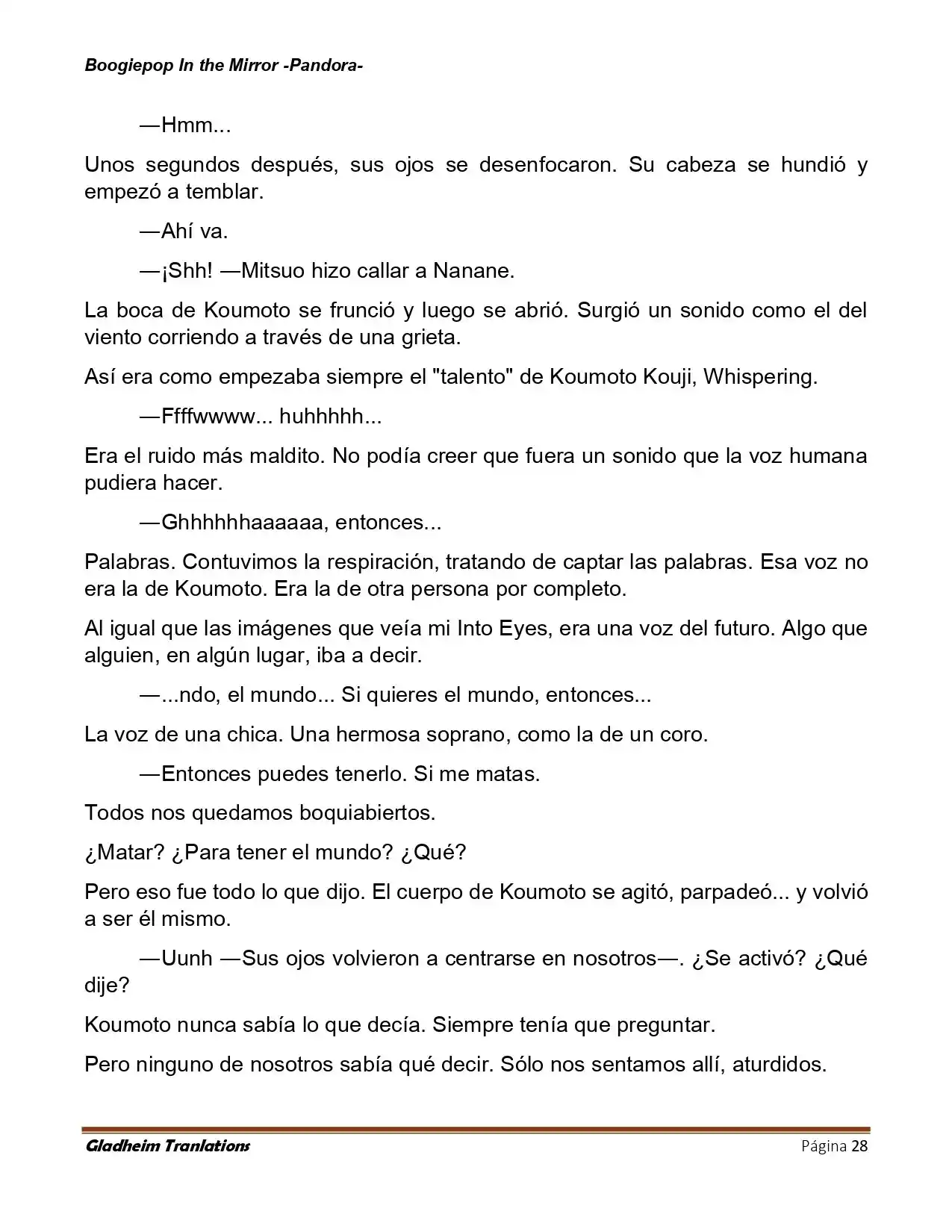 Boogiepop (Novela) - Capítulo 20 - Página 28 - LectorTMOo