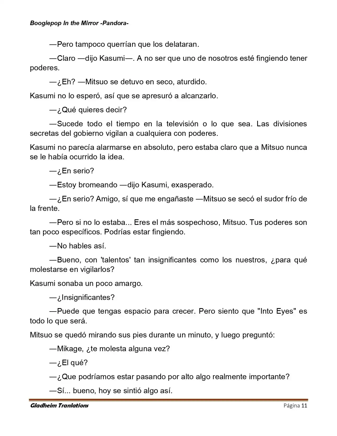 Boogiepop (Novela) - Capítulo 21 - Página 11 - LectorTMOo