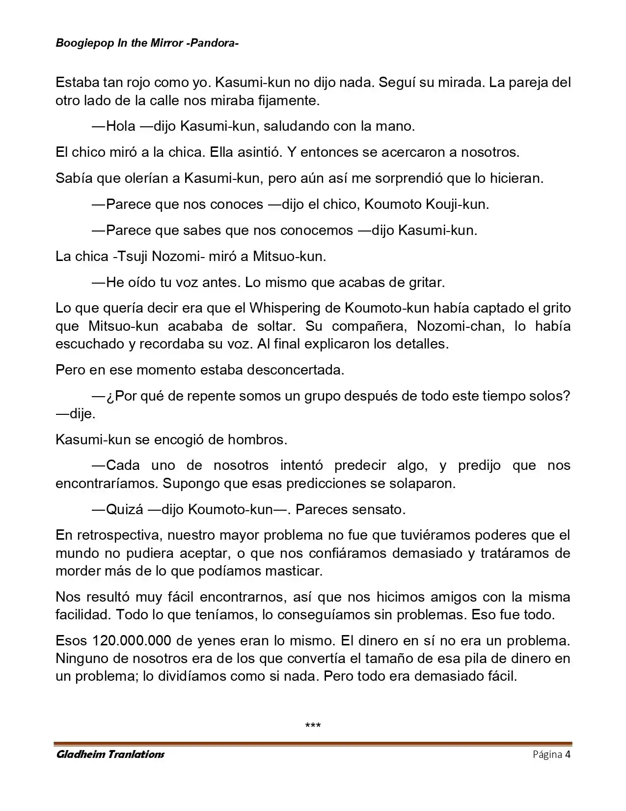 Boogiepop (Novela) - Capítulo 22 - Página 4 - LectorTMOo