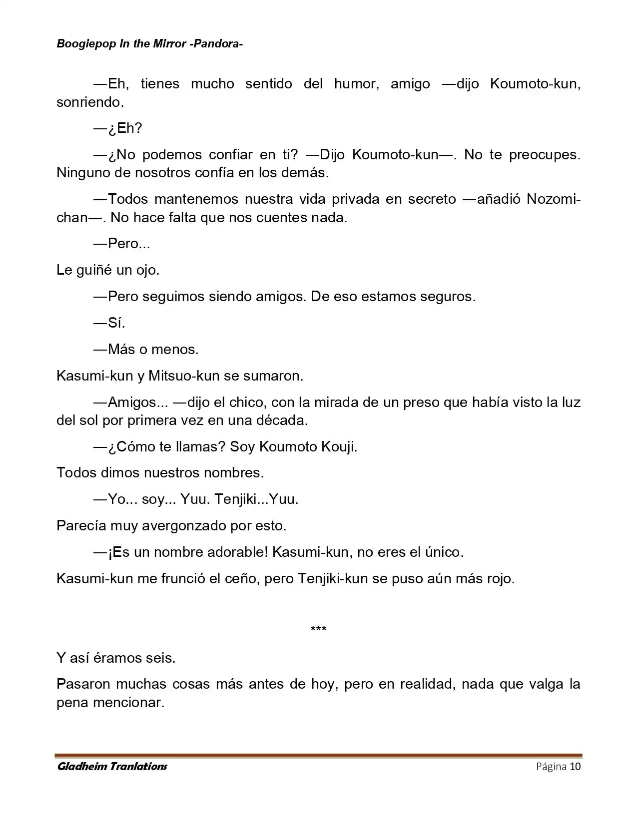 Boogiepop (Novela) - Capítulo 22 - Página 10 - LectorTMOo