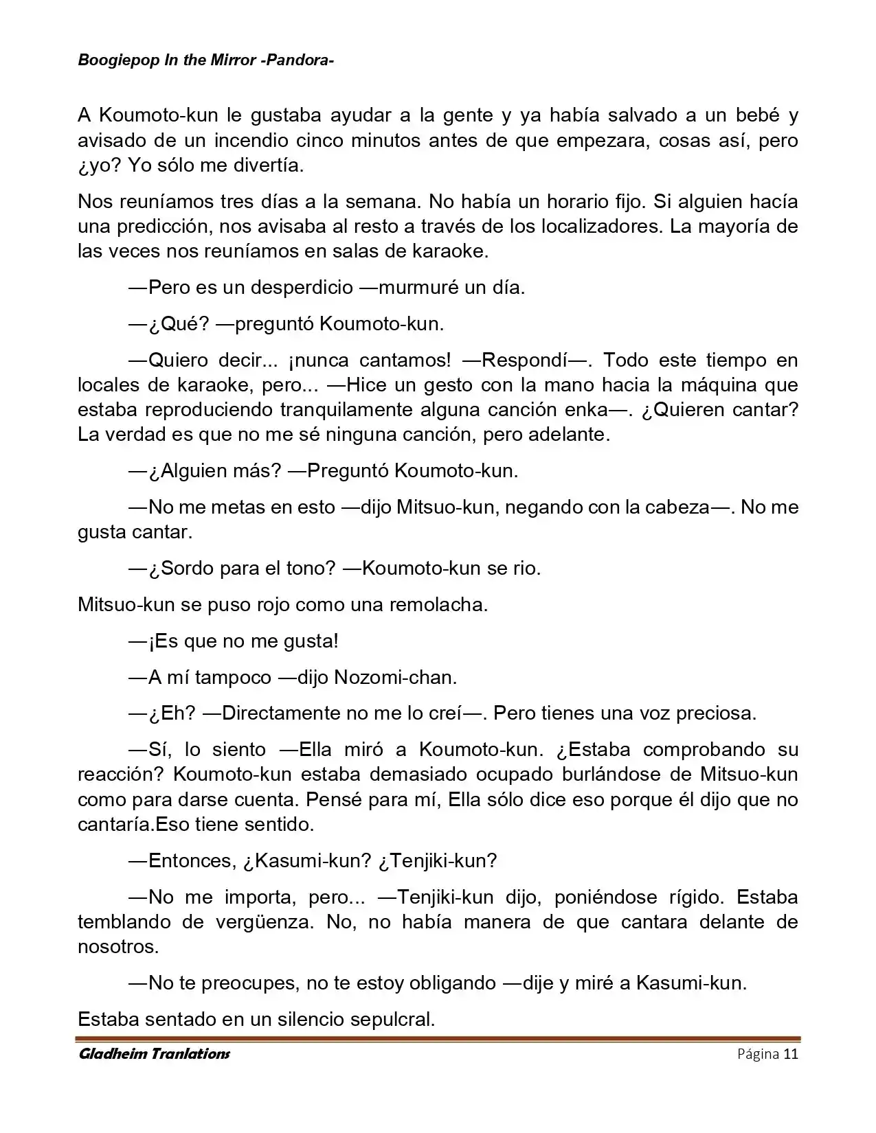 Boogiepop (Novela) - Capítulo 22 - Página 11 - LectorTMOo