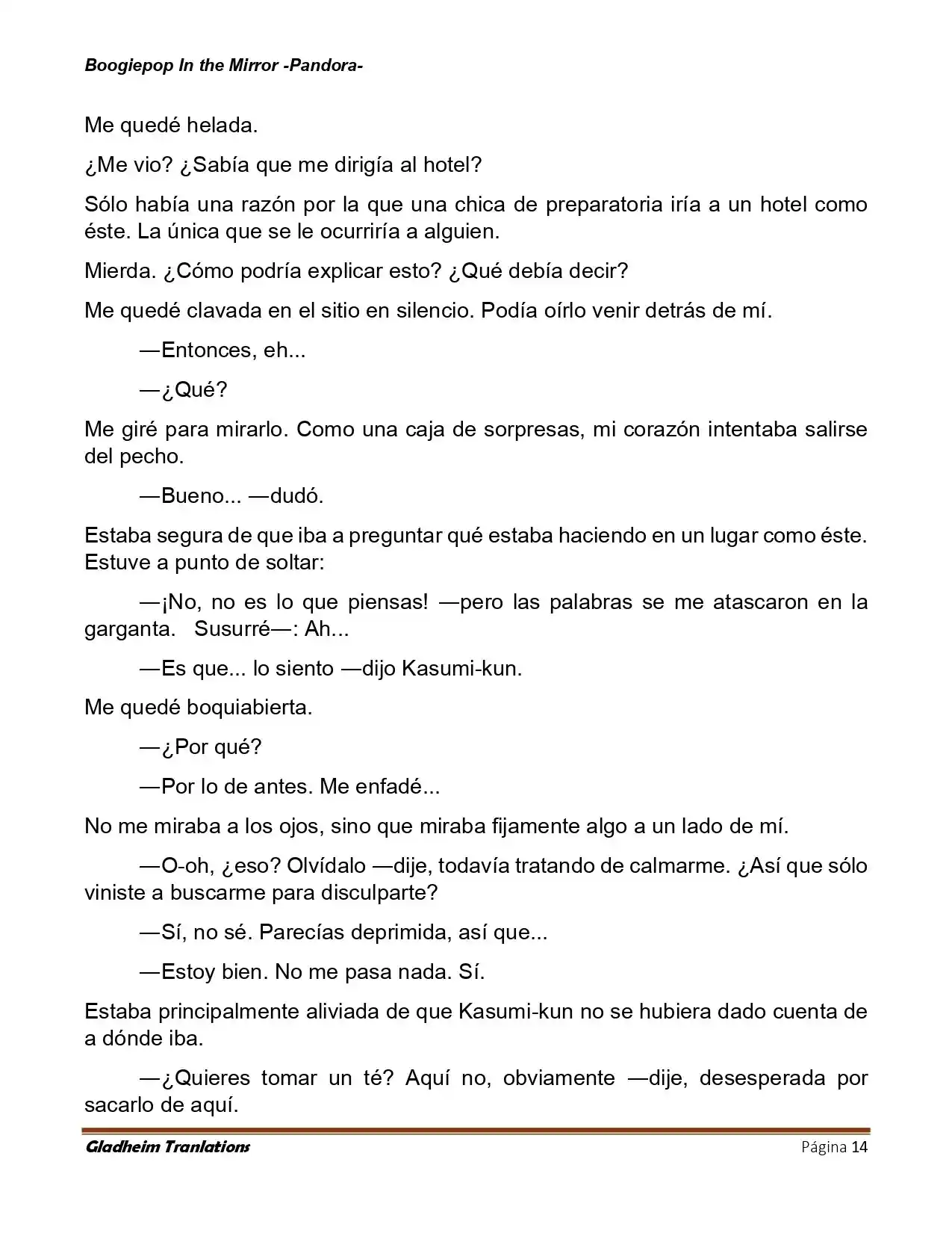 Boogiepop (Novela) - Capítulo 22 - Página 14 - LectorTMOo