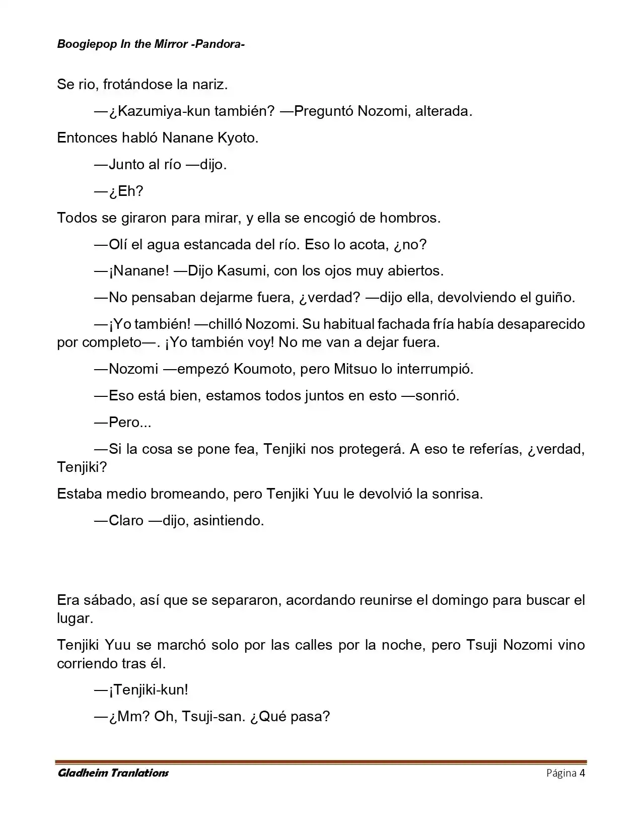 Boogiepop (Novela) - Capítulo 23 - Página 4 - LectorTMOo