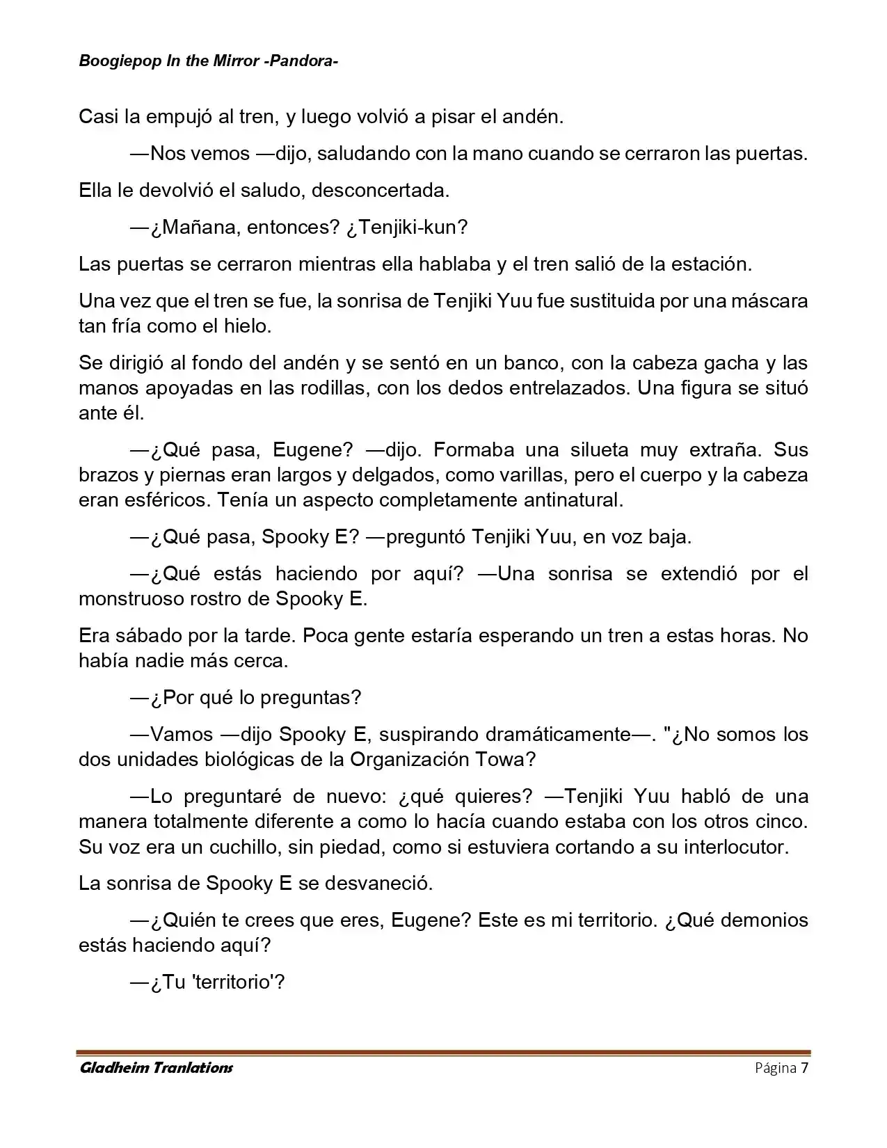 Boogiepop (Novela) - Capítulo 23 - Página 7 - LectorTMOo