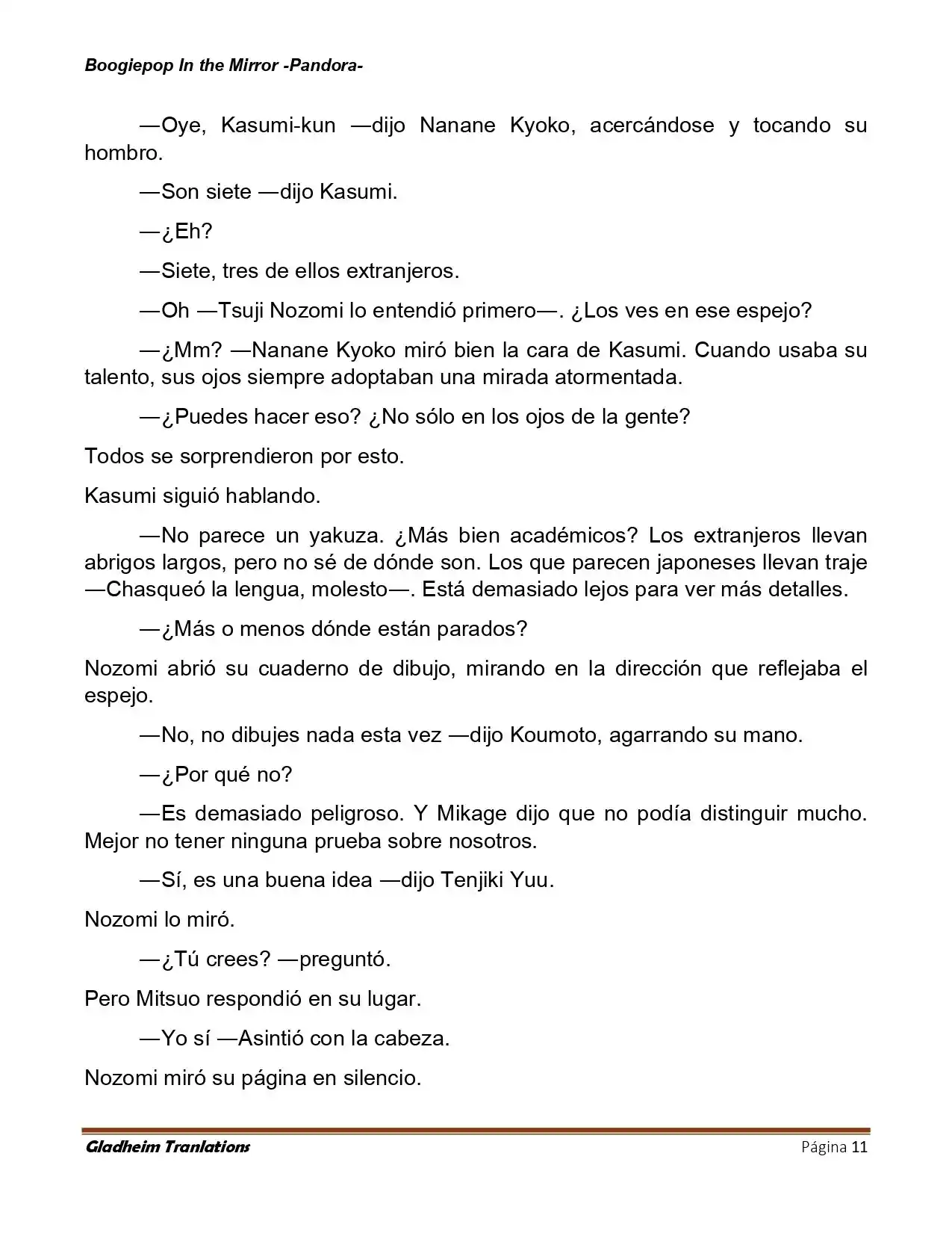 Boogiepop (Novela) - Capítulo 23 - Página 11 - LectorTMOo