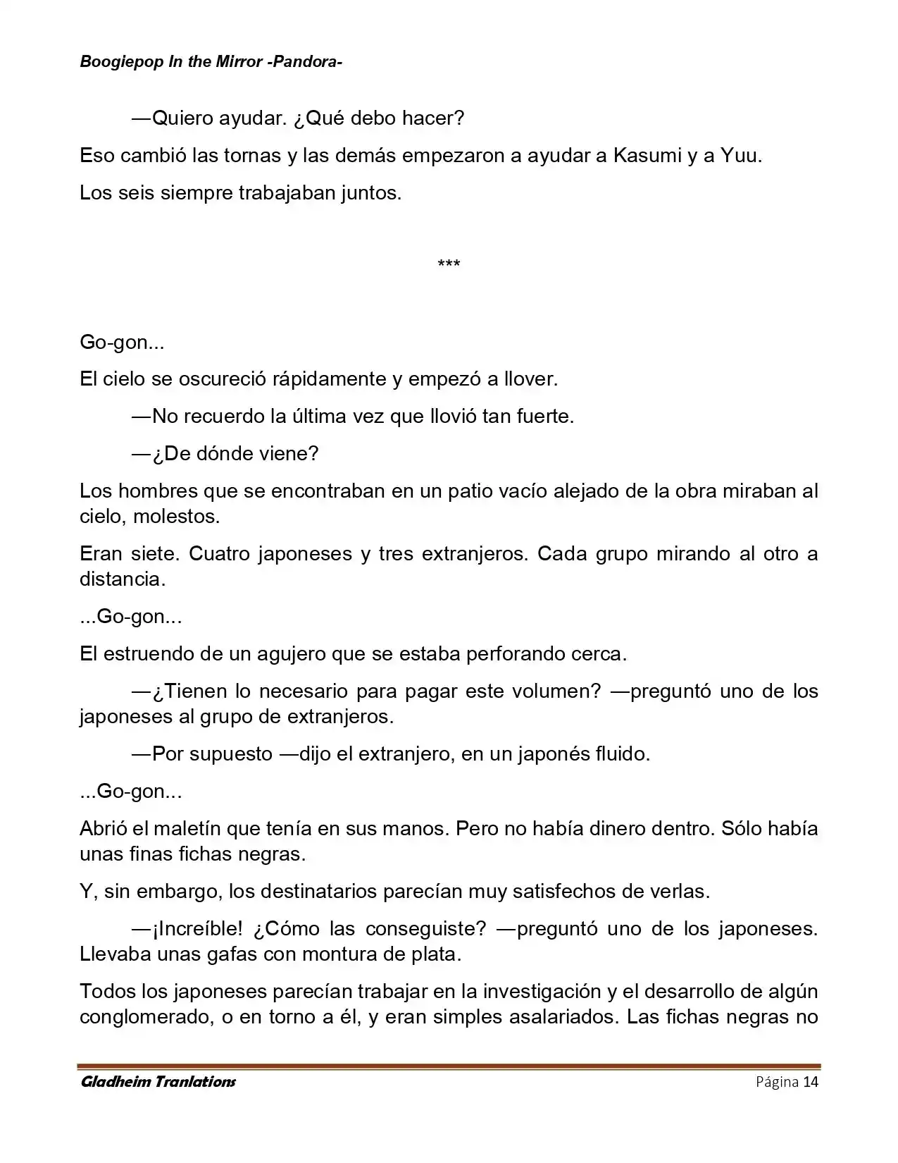 Boogiepop (Novela) - Capítulo 23 - Página 14 - LectorTMOo