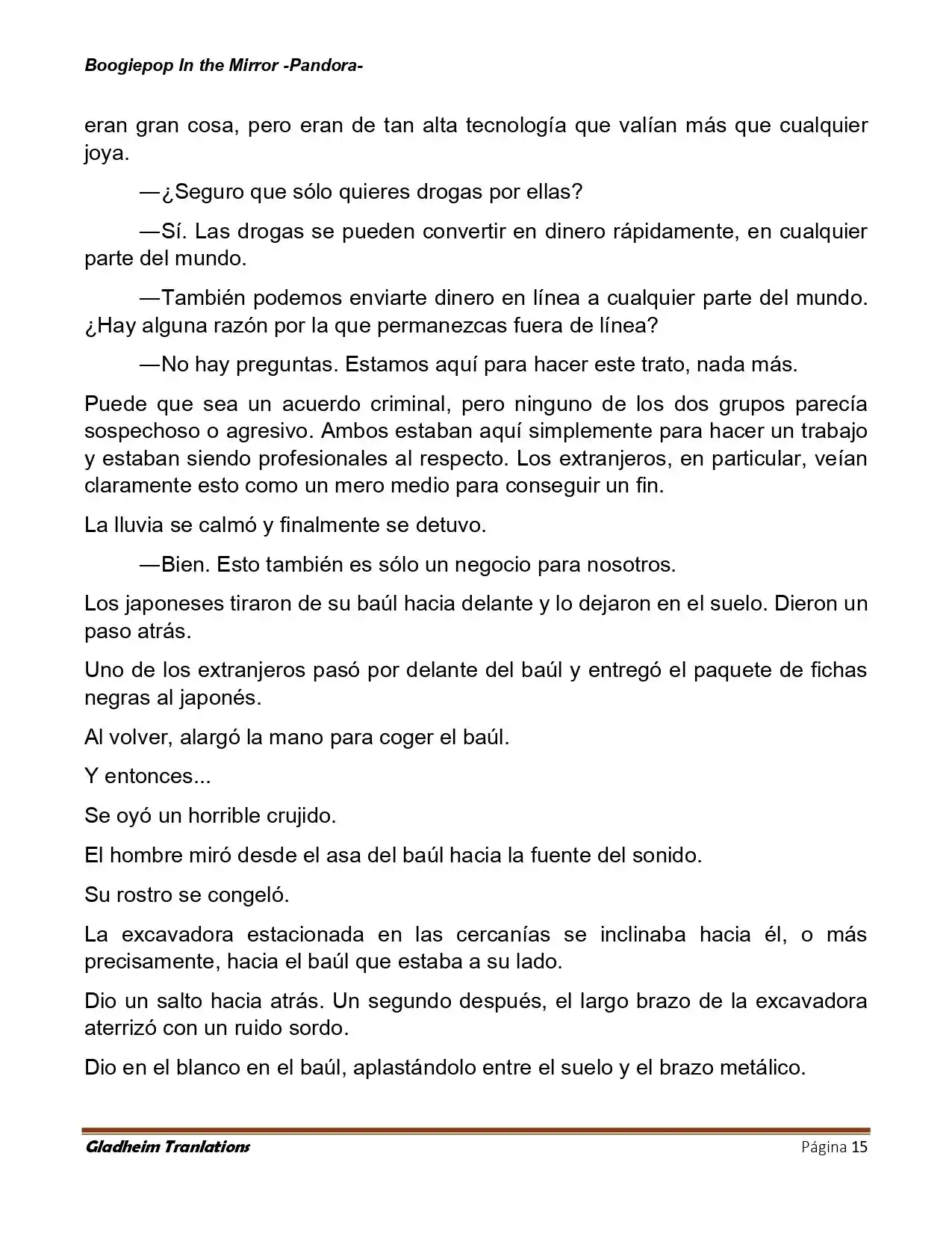 Boogiepop (Novela) - Capítulo 23 - Página 15 - LectorTMOo
