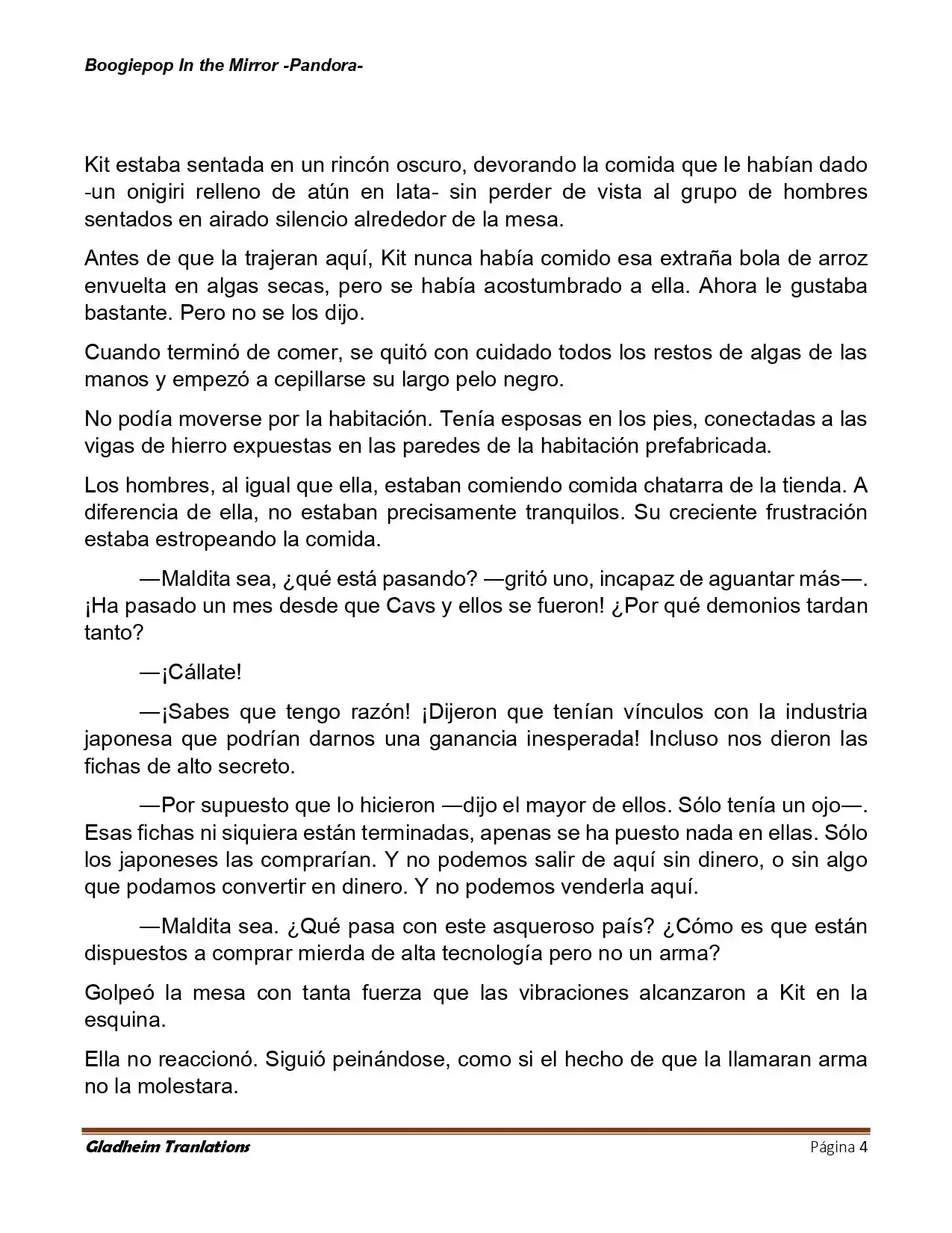 Boogiepop (Novela) - Capítulo 24 - Página 4 - LectorTMOo