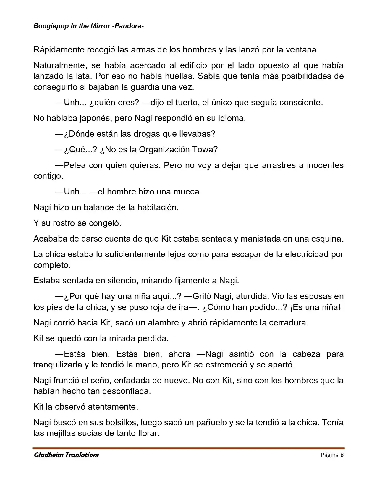 Boogiepop (Novela) - Capítulo 24 - Página 8 - LectorTMOo