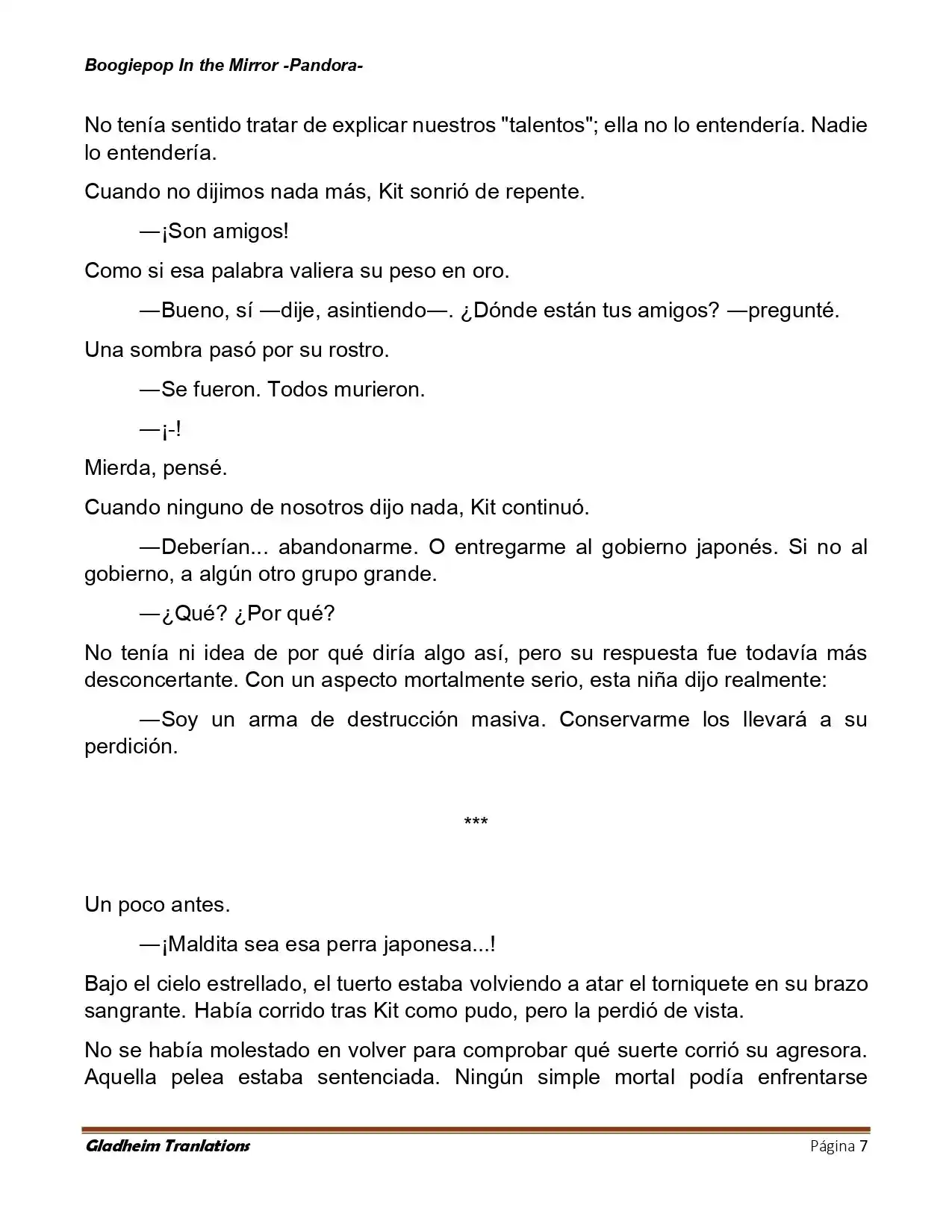 Boogiepop (Novela) - Capítulo 25 - Página 7 - LectorTMOo