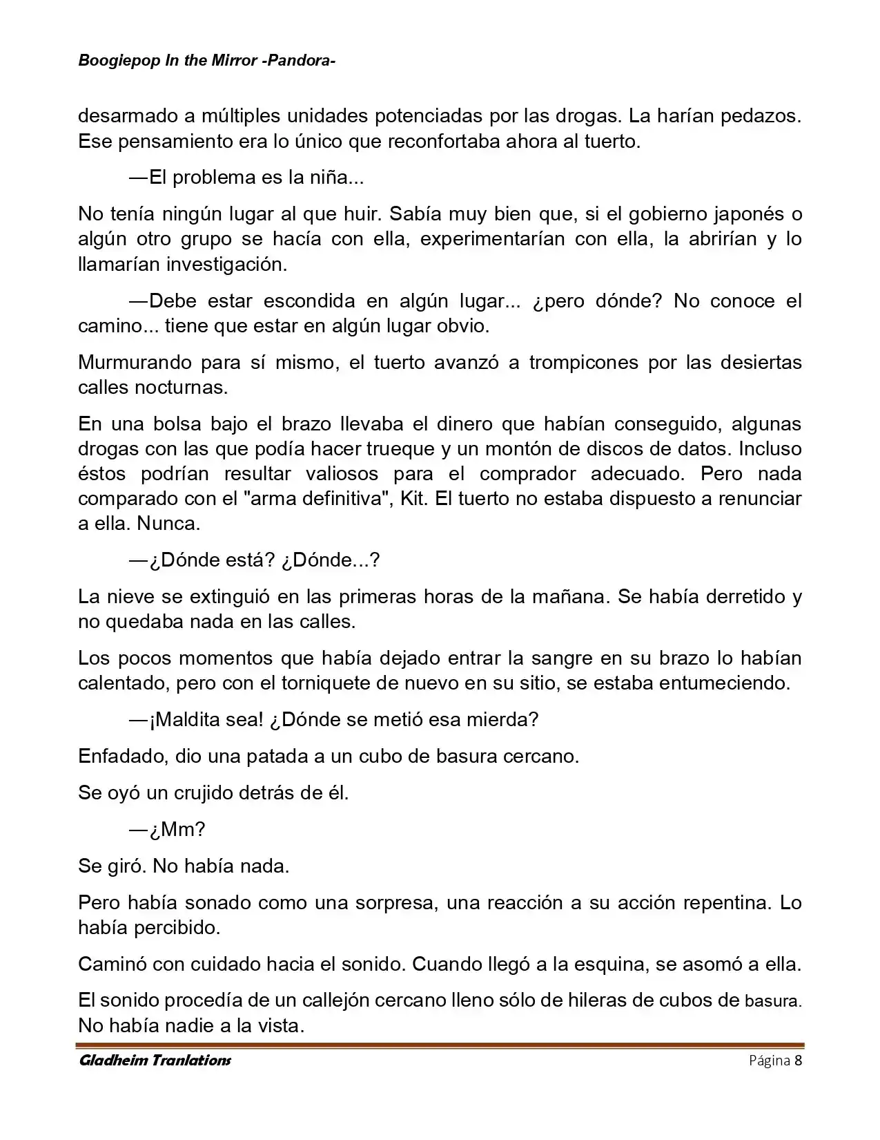 Boogiepop (Novela) - Capítulo 25 - Página 8 - LectorTMOo