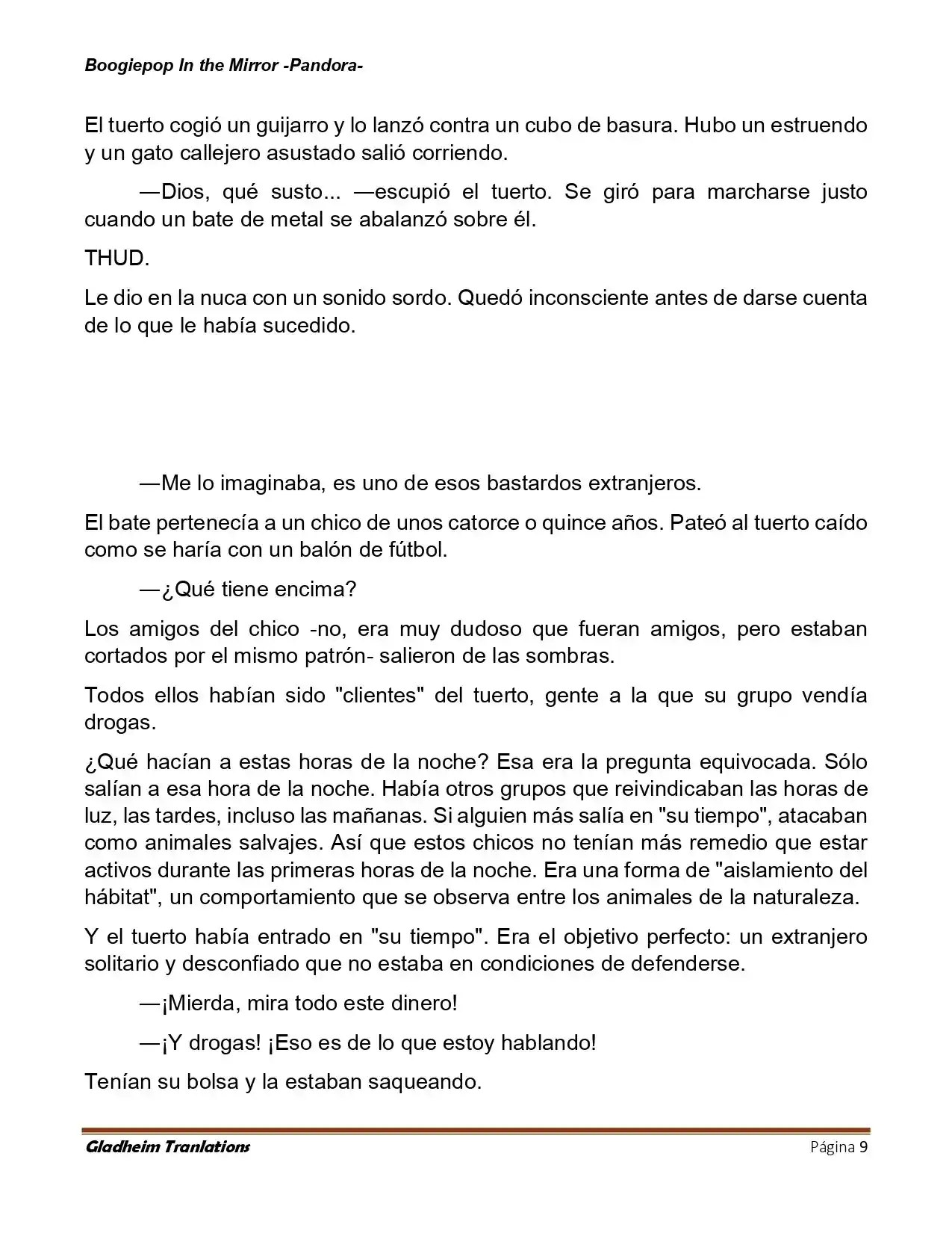 Boogiepop (Novela) - Capítulo 25 - Página 9 - LectorTMOo