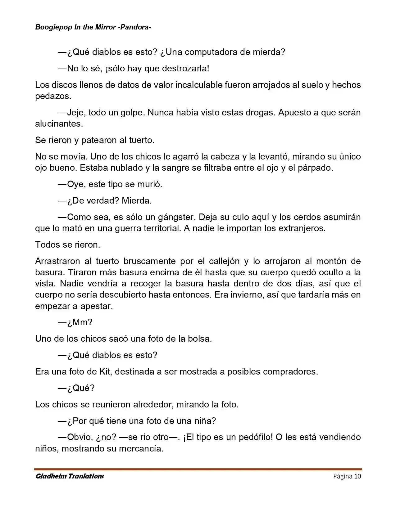 Boogiepop (Novela) - Capítulo 25 - Página 10 - LectorTMOo