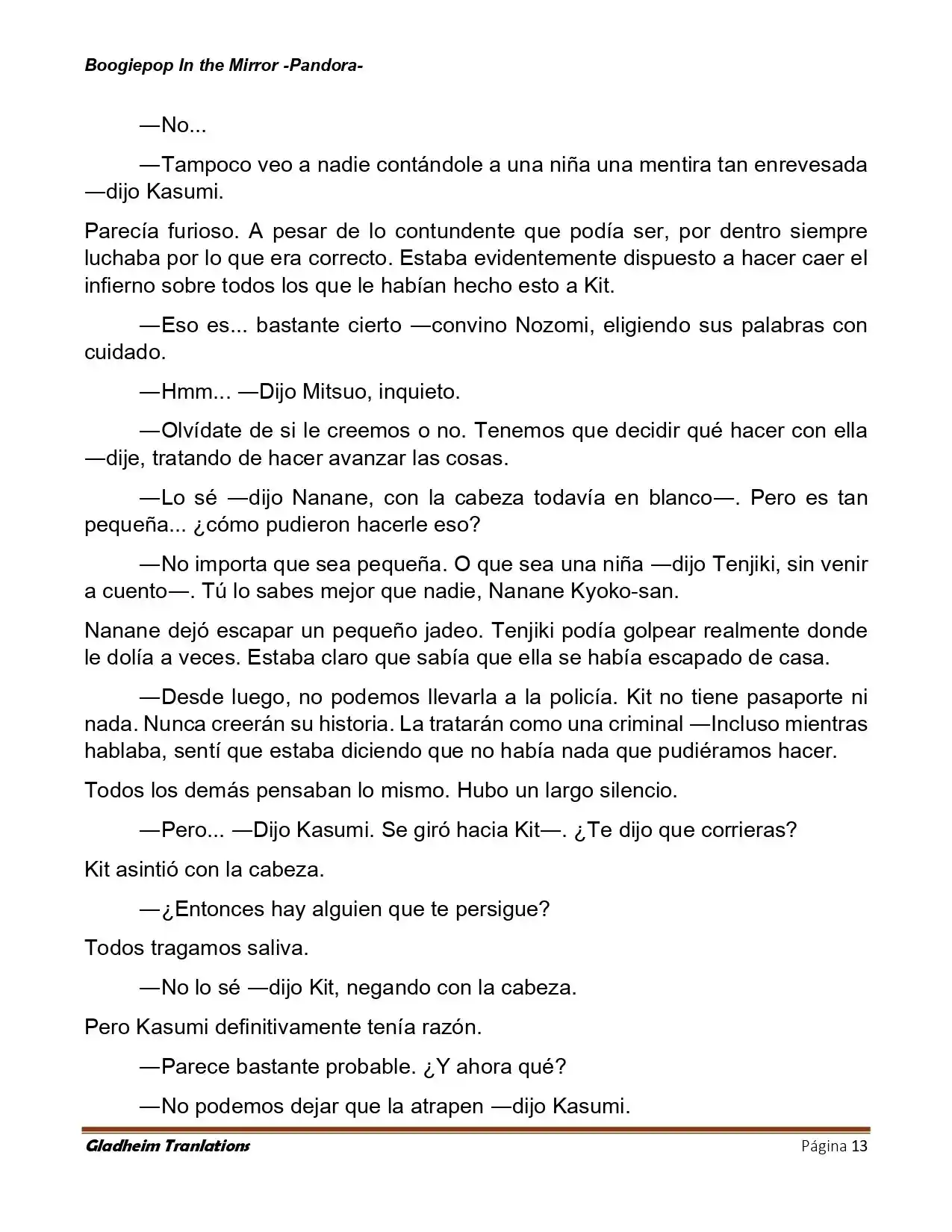 Boogiepop (Novela) - Capítulo 25 - Página 13 - LectorTMOo