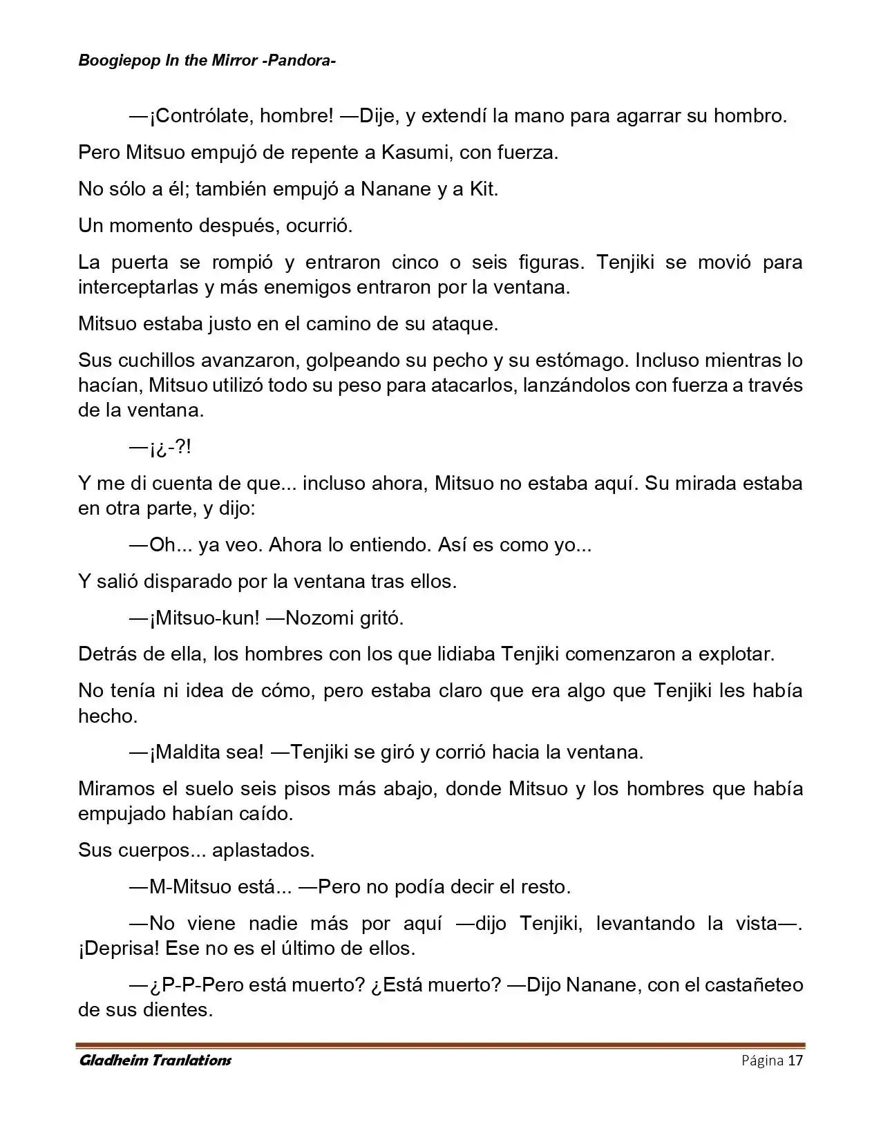 Boogiepop (Novela) - Capítulo 25 - Página 17 - LectorTMOo