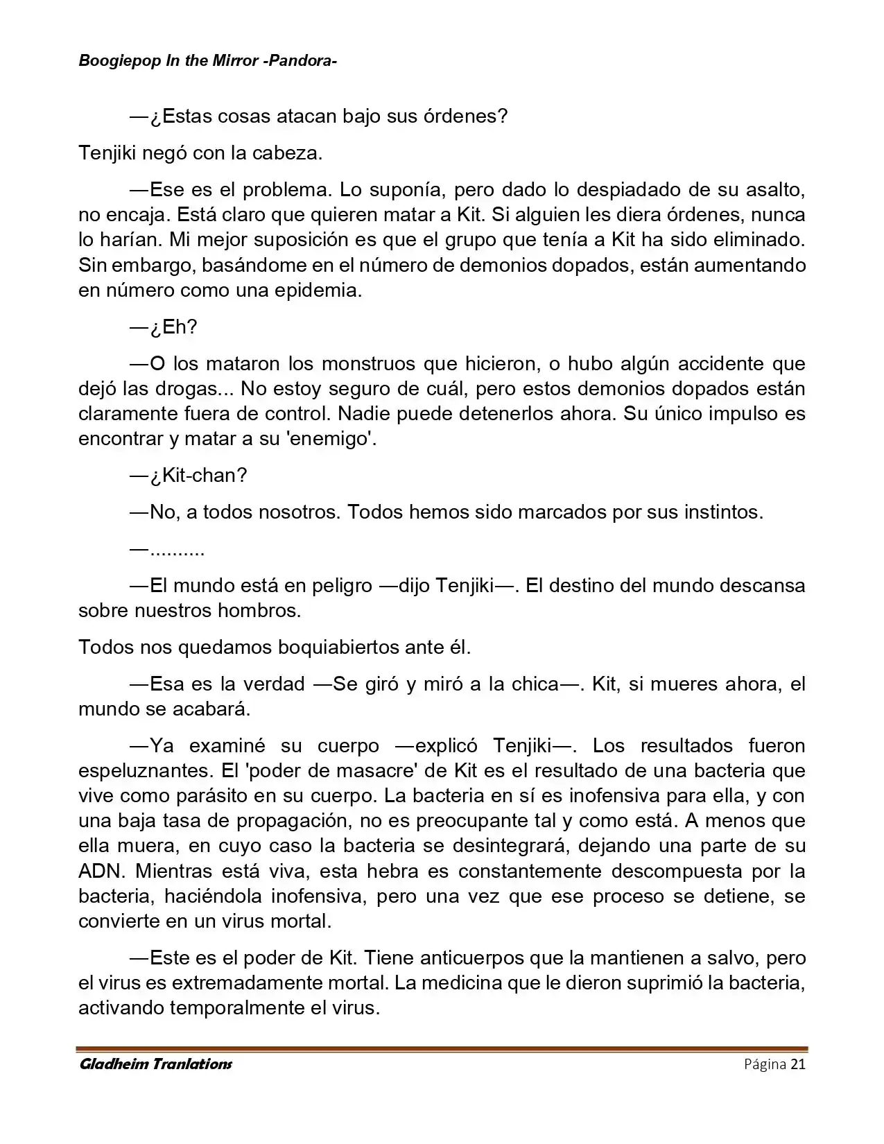 Boogiepop (Novela) - Capítulo 25 - Página 21 - LectorTMOo