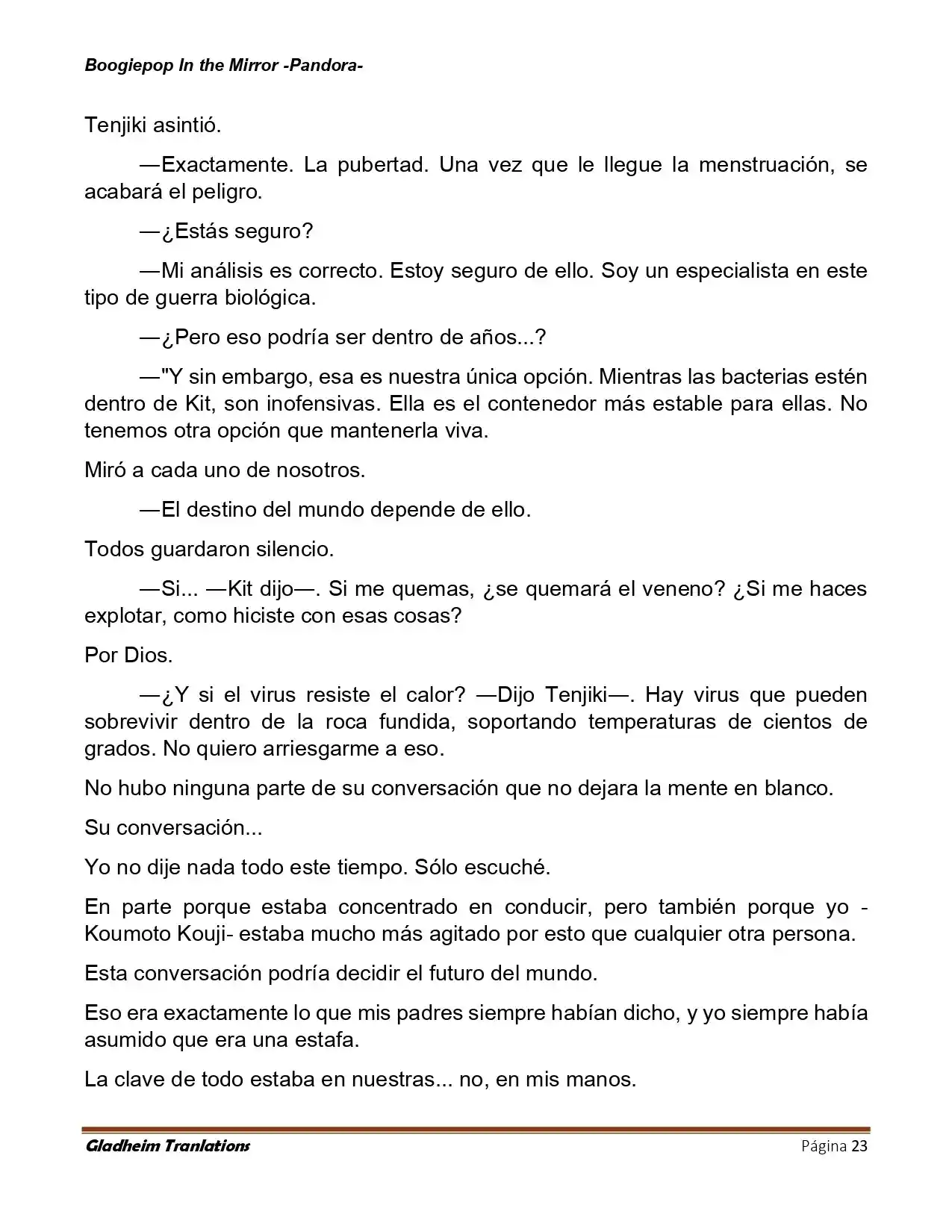 Boogiepop (Novela) - Capítulo 25 - Página 23 - LectorTMOo
