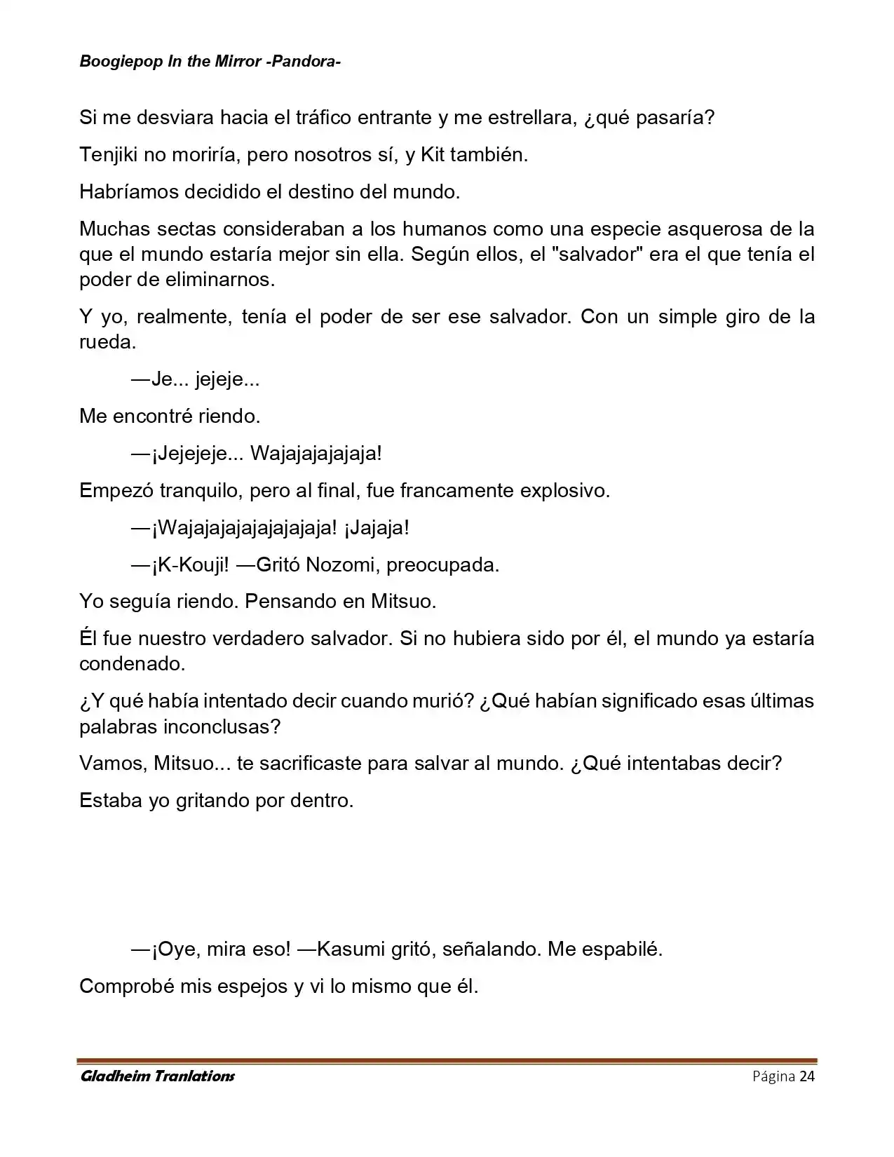 Boogiepop (Novela) - Capítulo 25 - Página 24 - LectorTMOo