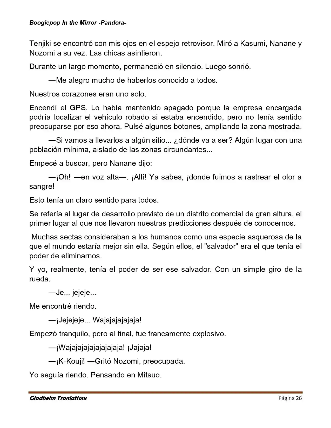 Boogiepop (Novela) - Capítulo 25 - Página 26 - LectorTMOo