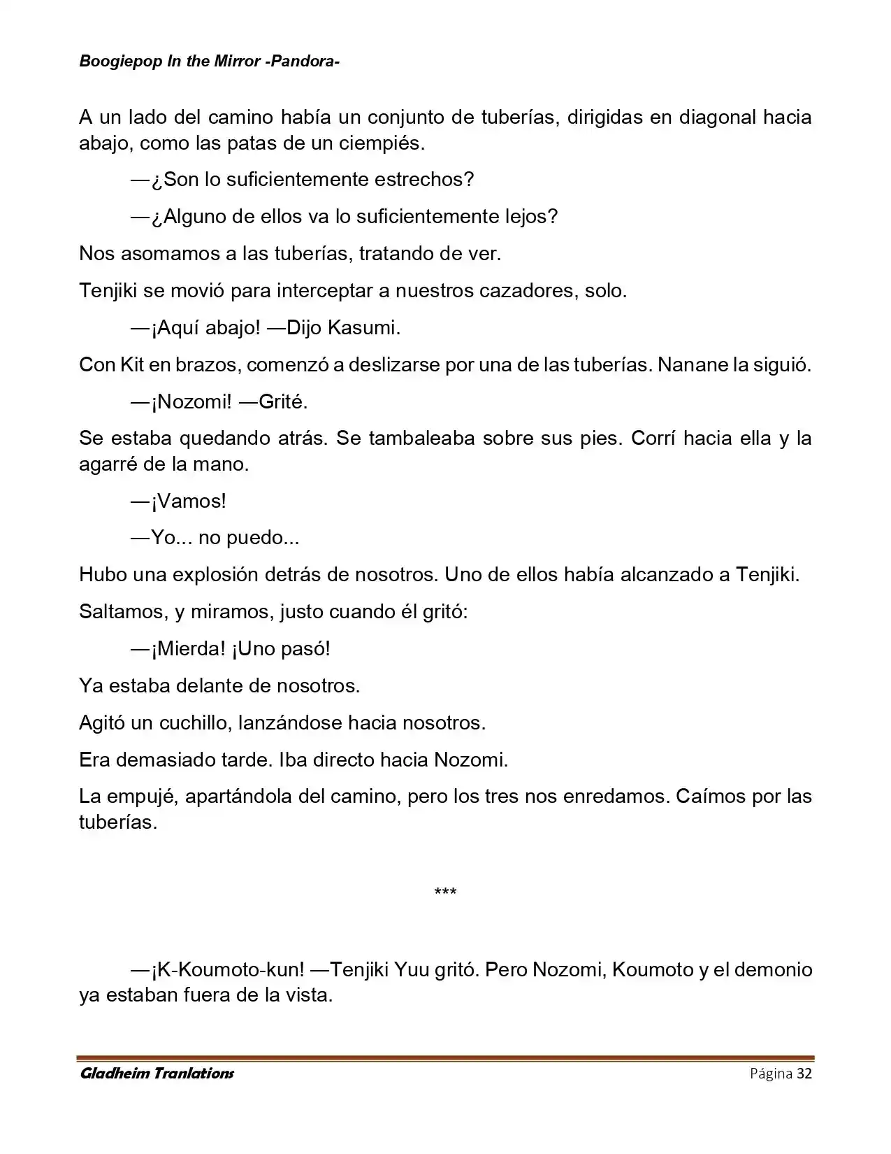 Boogiepop (Novela) - Capítulo 25 - Página 32 - LectorTMOo