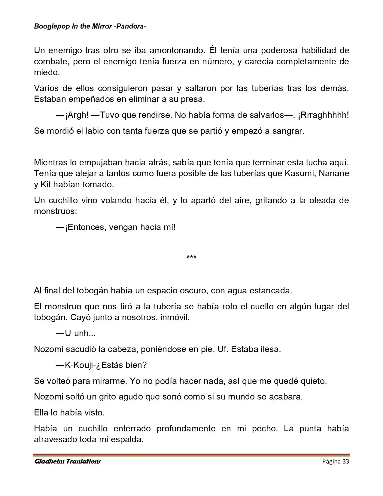 Boogiepop (Novela) - Capítulo 25 - Página 33 - LectorTMOo